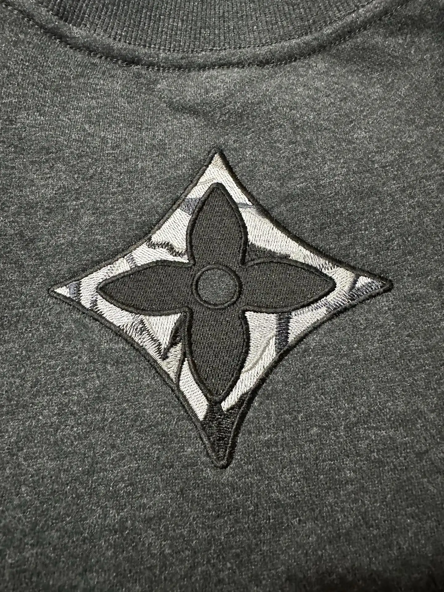 Embroidered Logo Fleece-Back Sweatshirt D28521840 — view 9