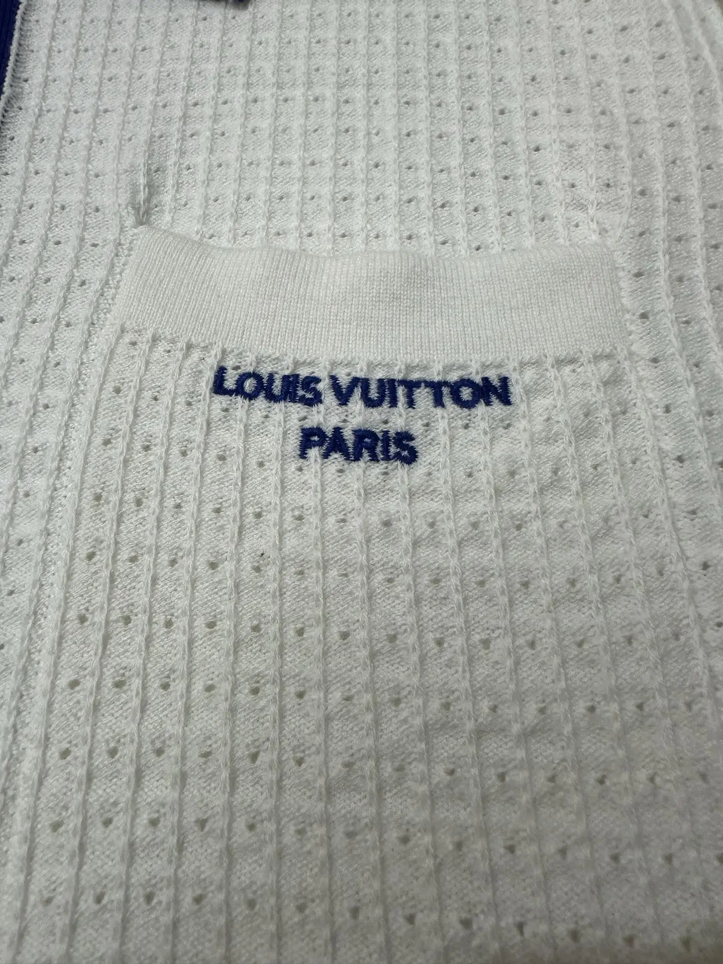 Logo-Embroidered Waffle-Knit Short-Sleeve Shirt D28520165 — view 8