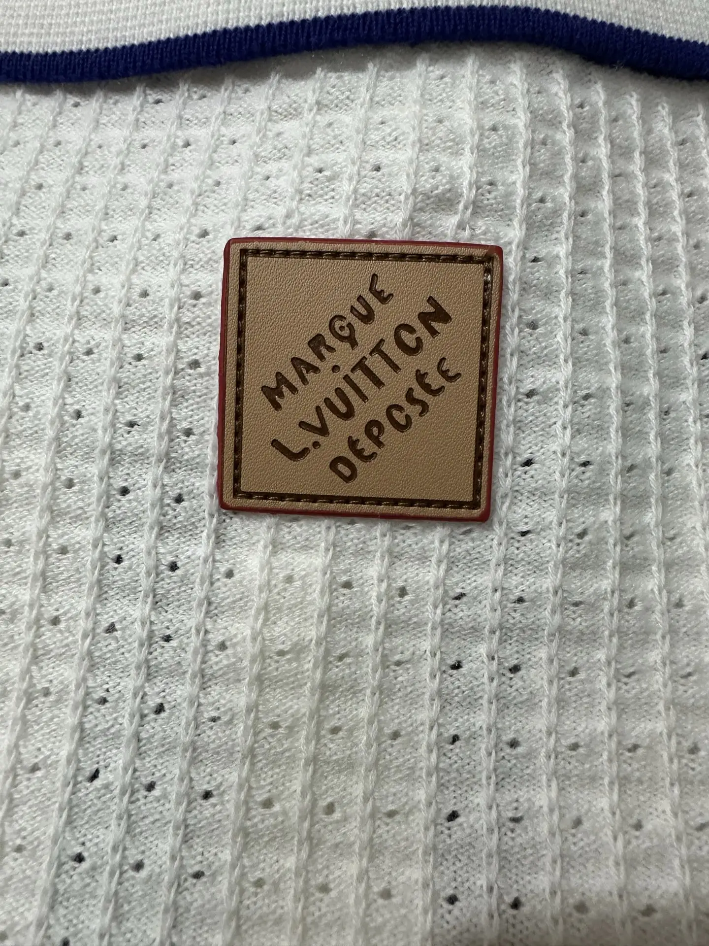 Logo-Embroidered Waffle-Knit Short-Sleeve Shirt D28520165 — view 9