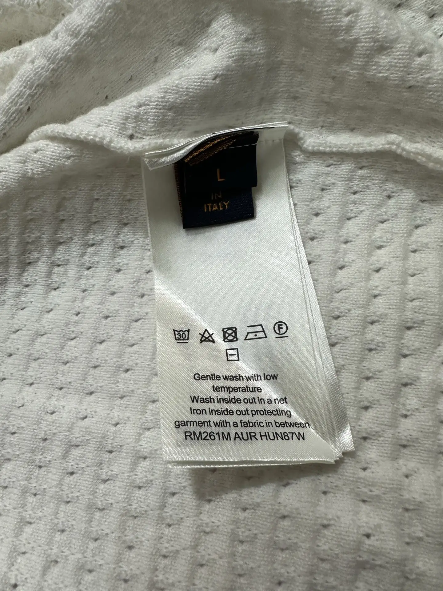 Logo-Embroidered Waffle-Knit Short-Sleeve Shirt D28520165 — view 10