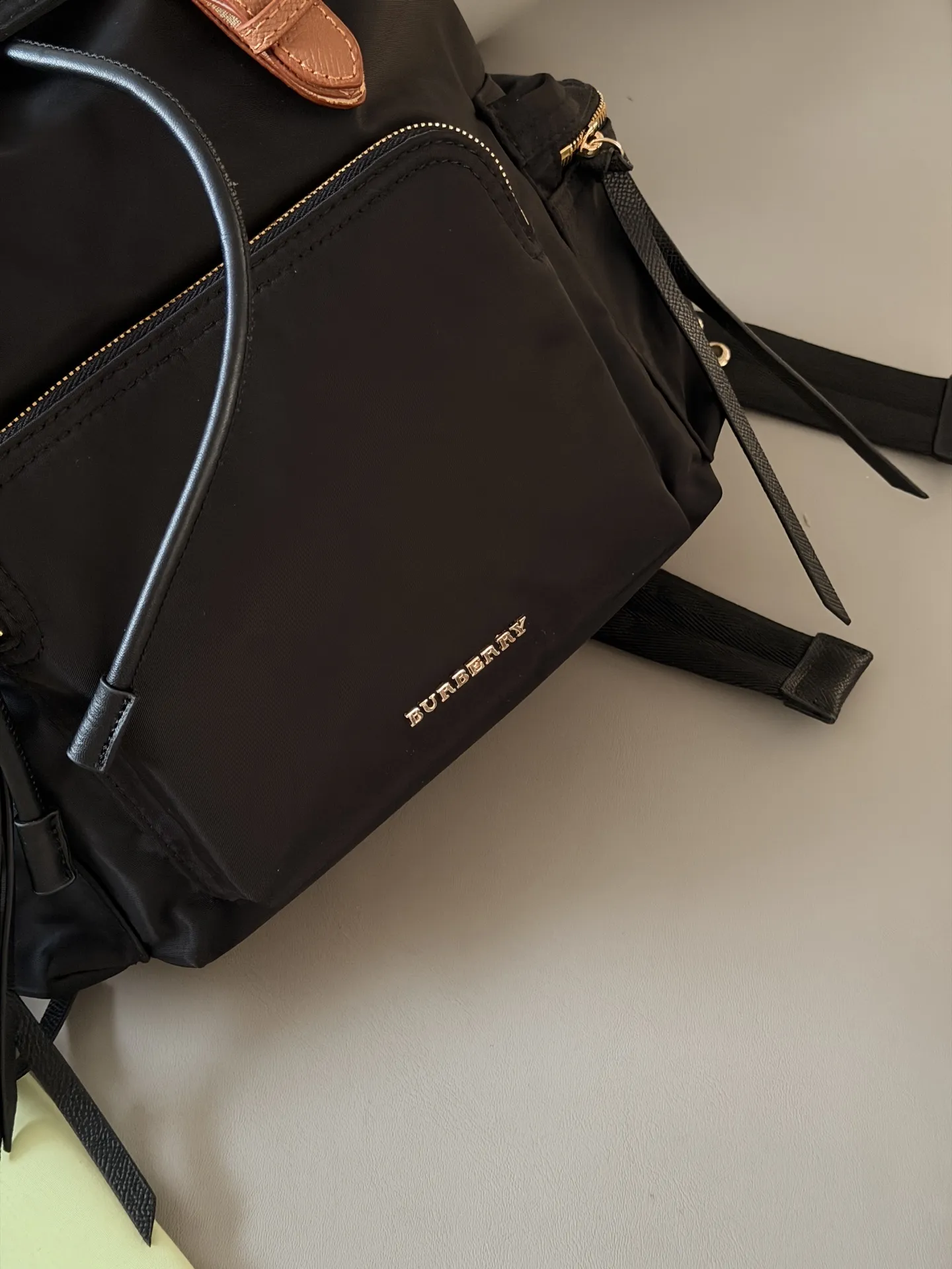 Nylon & Leather Mini Backpack D28518225 — view 7