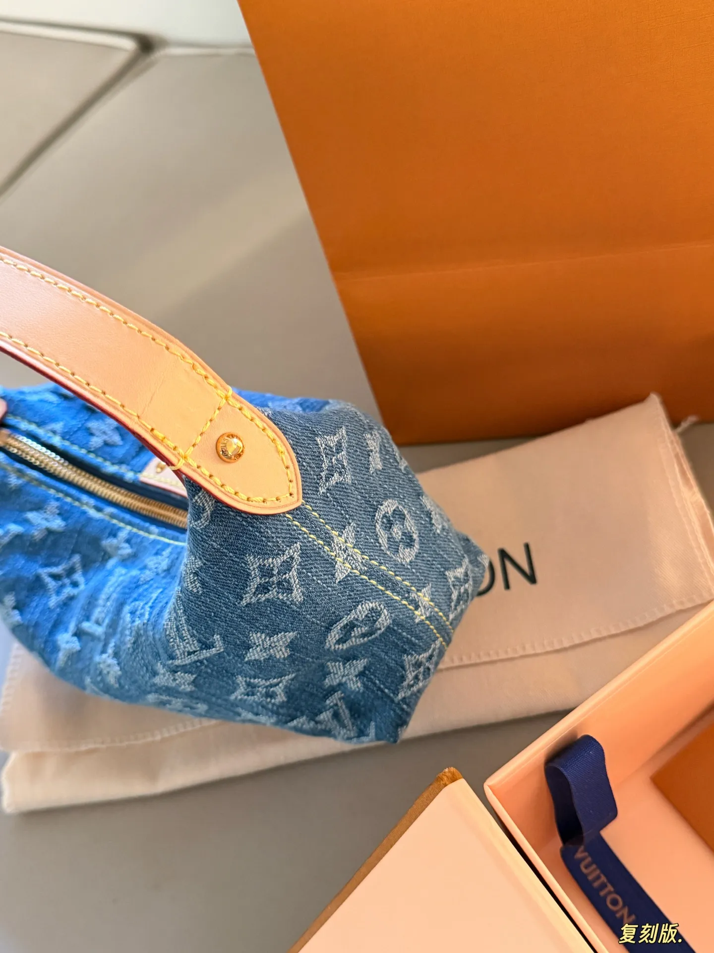 Monogram Denim Lunchbox Bag D28517896 — view 6