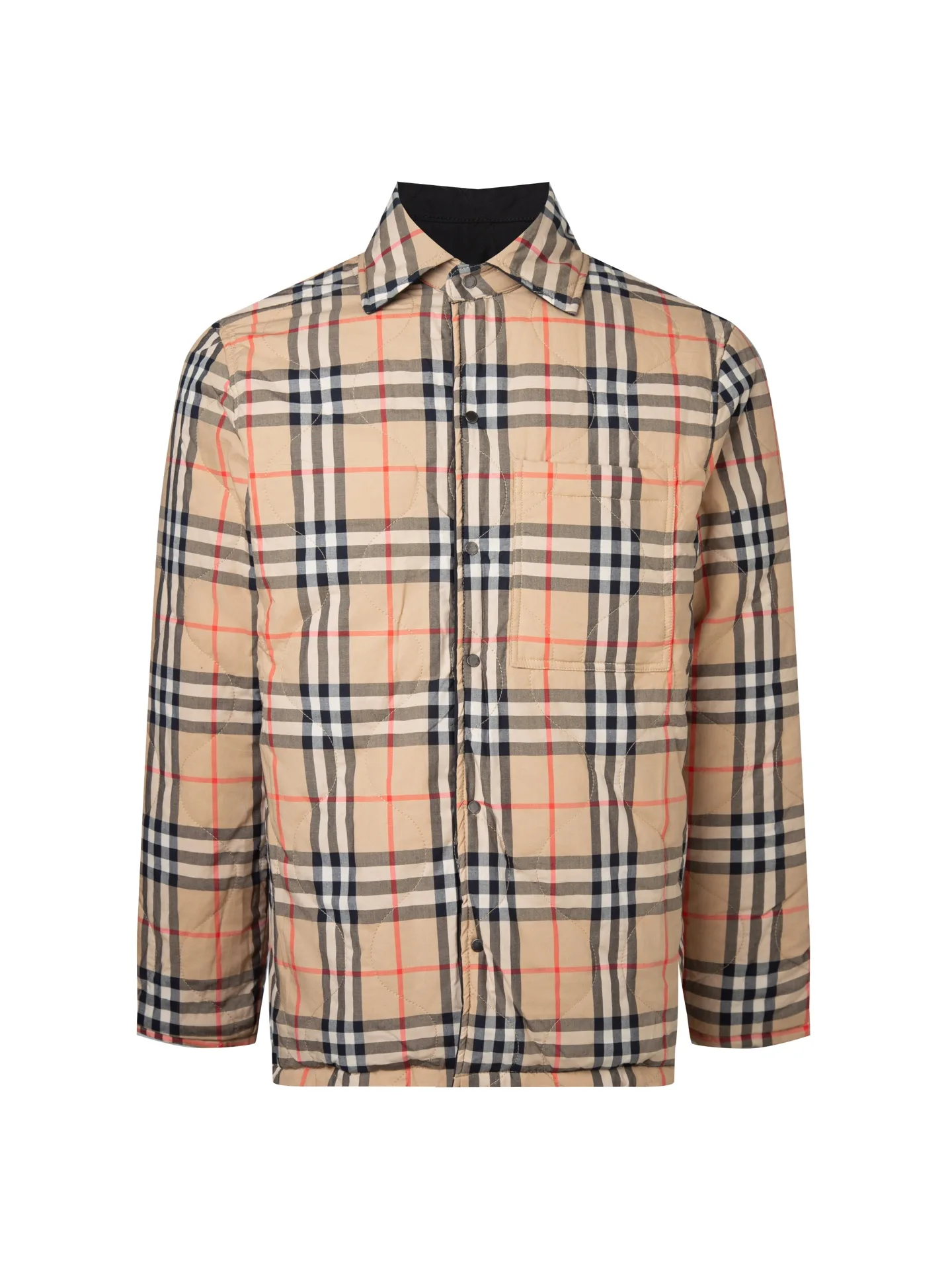 Reversible Quilted Check Lining Jacket D28516428 — view 3
