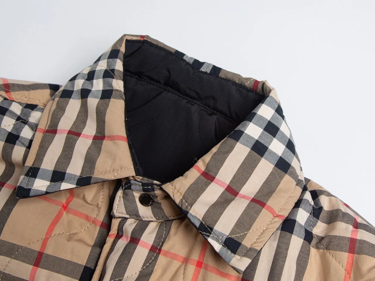 Reversible Quilted Check Lining Jacket D28516428 — view 5