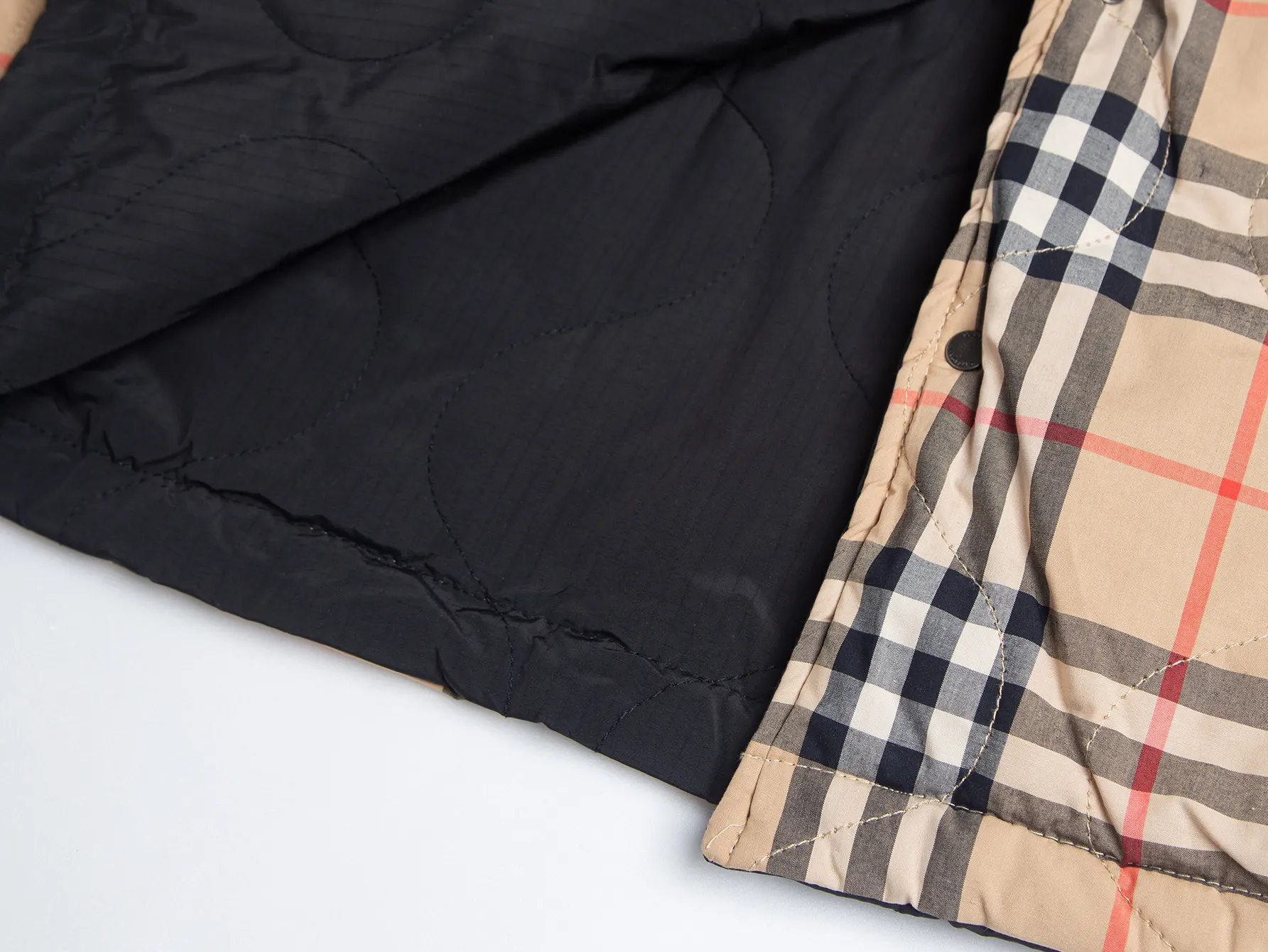 Reversible Quilted Check Lining Jacket D28516428 — view 8