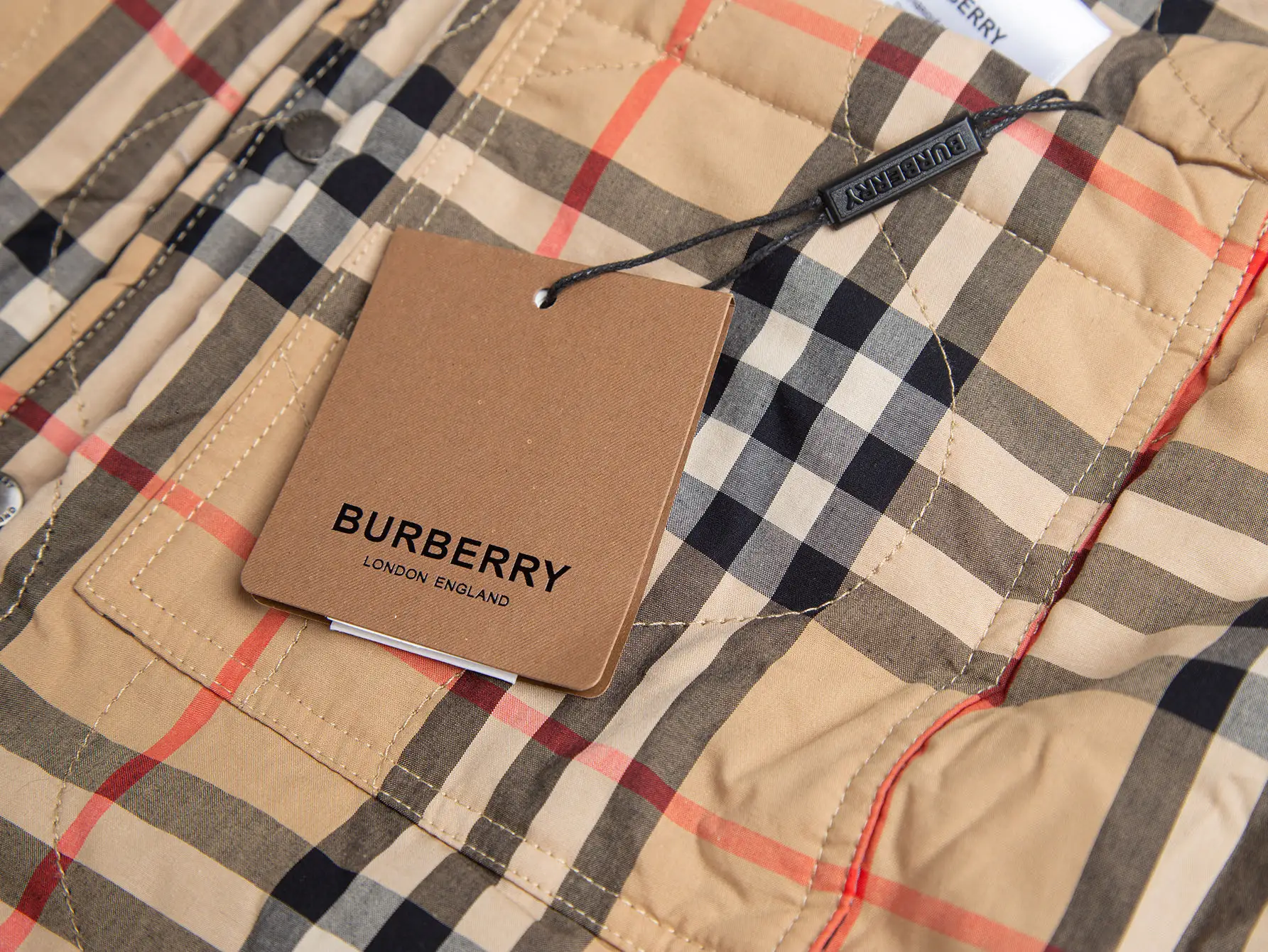 Reversible Quilted Check Lining Jacket D28516428 — view 10