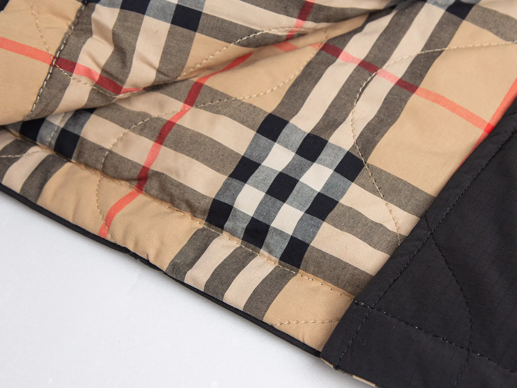 Reversible Quilted Check Lining Jacket D28516428 — view 11