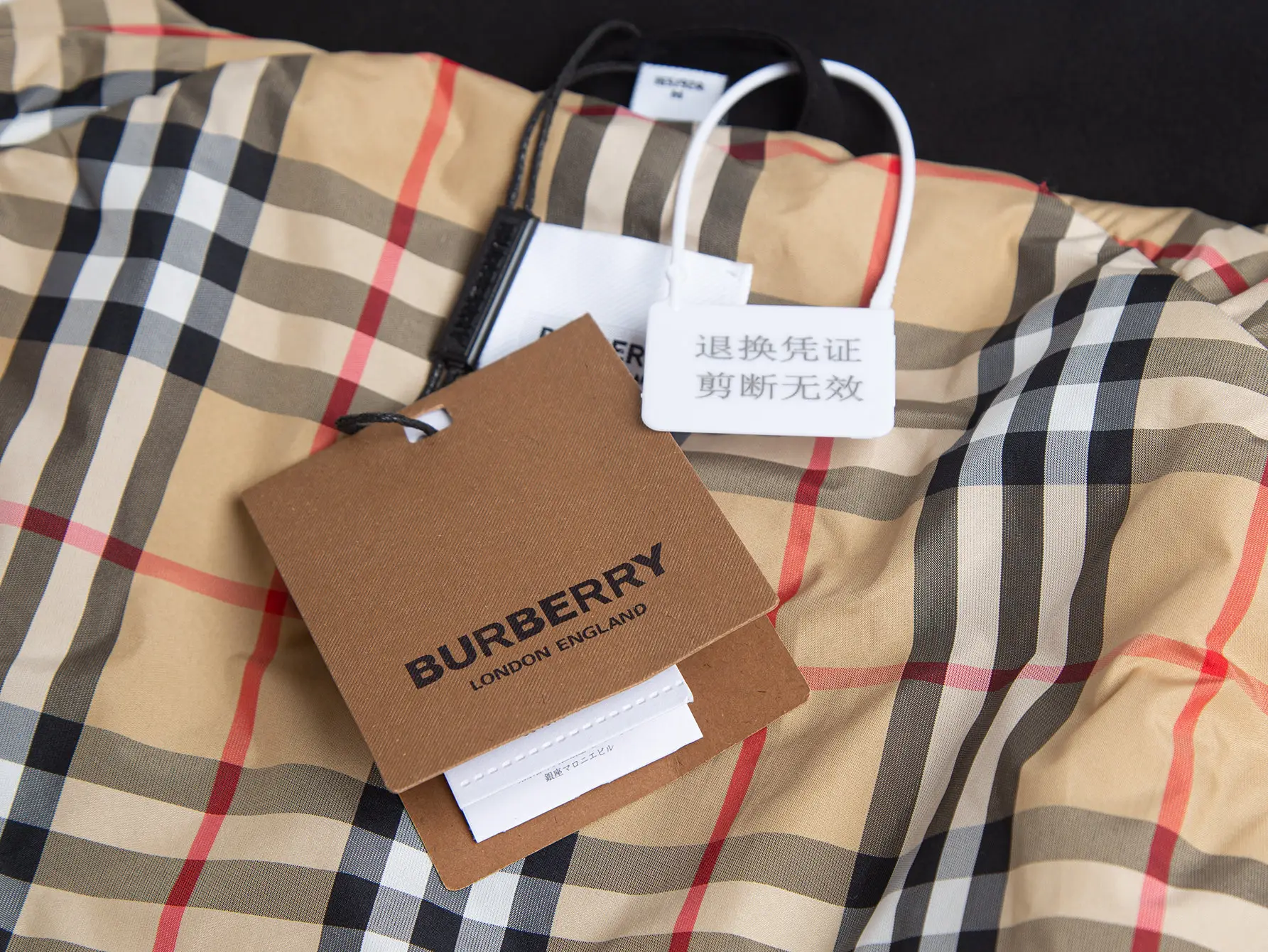 Reversible Quilted Check Lining Jacket D28516428 — view 13