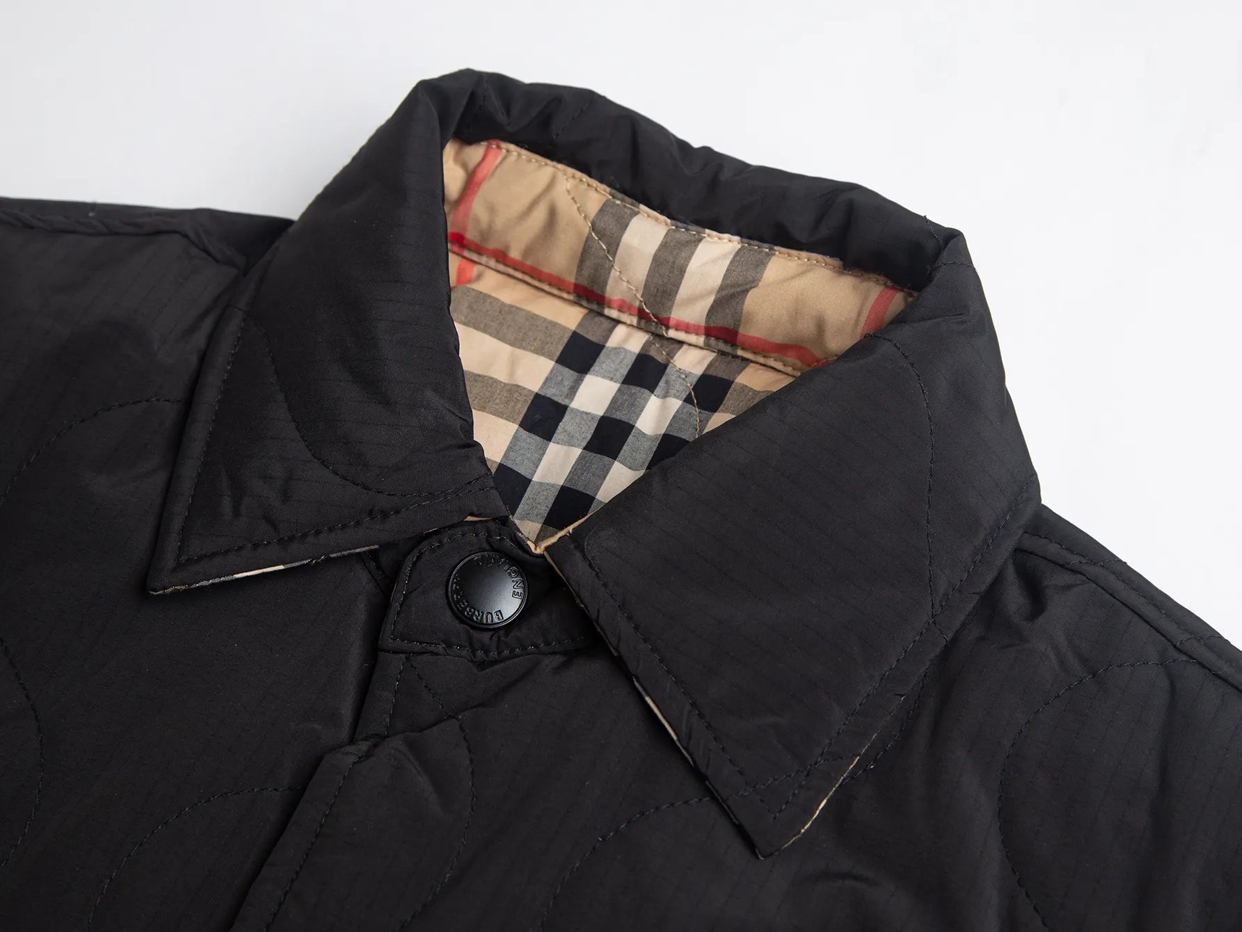 Reversible Quilted Check Lining Jacket D28516428 — view 16