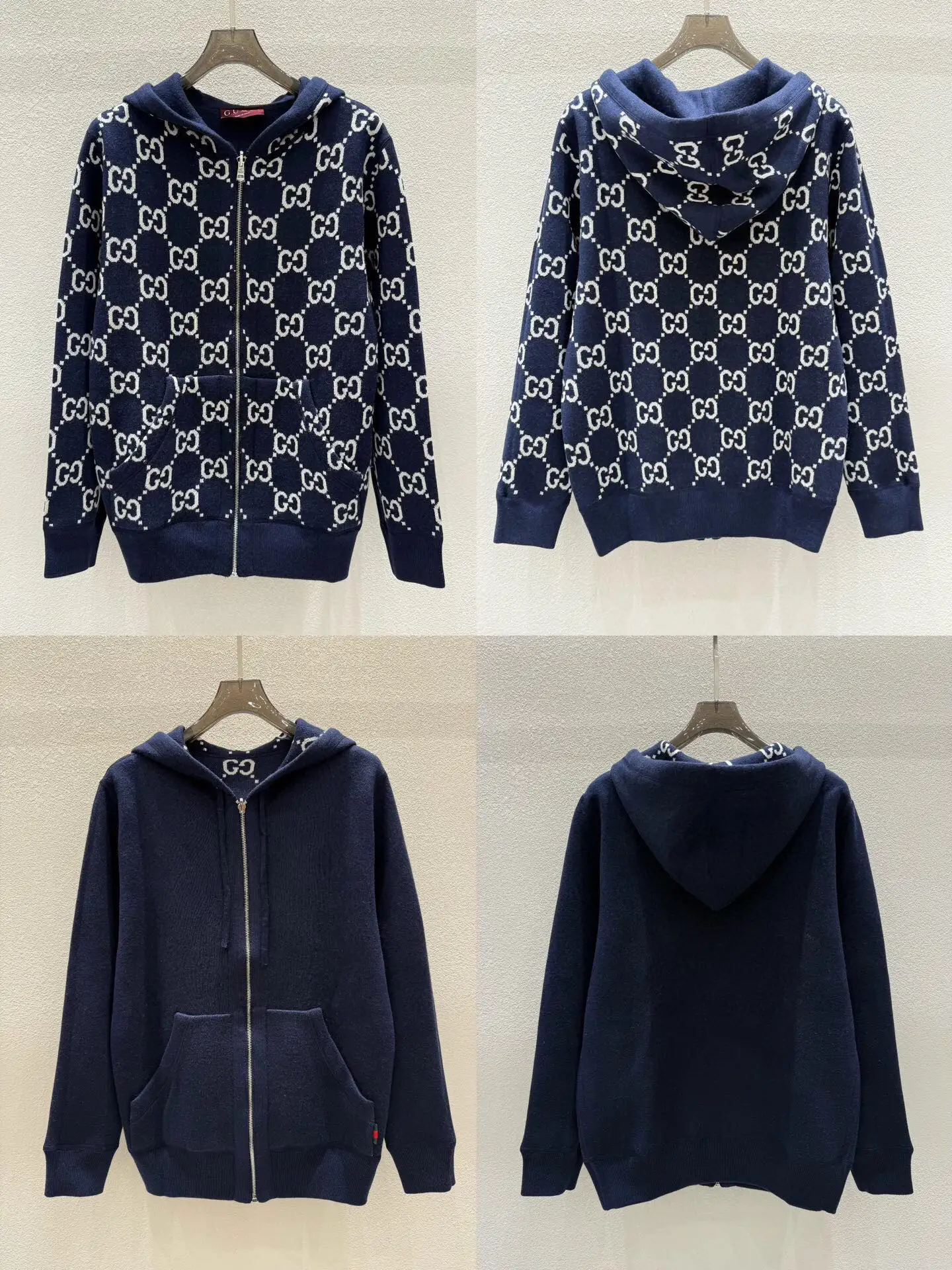 Reversible GG Jacquard Cashmere-Blend Hoodie D28516407