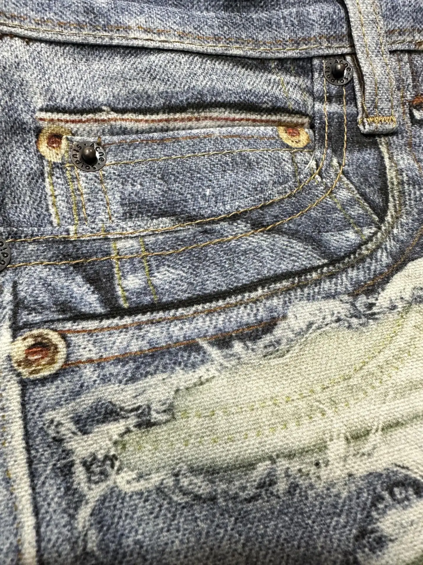 1981 Floral Print Distressed Straight-Leg Jeans D29011613 — view 5