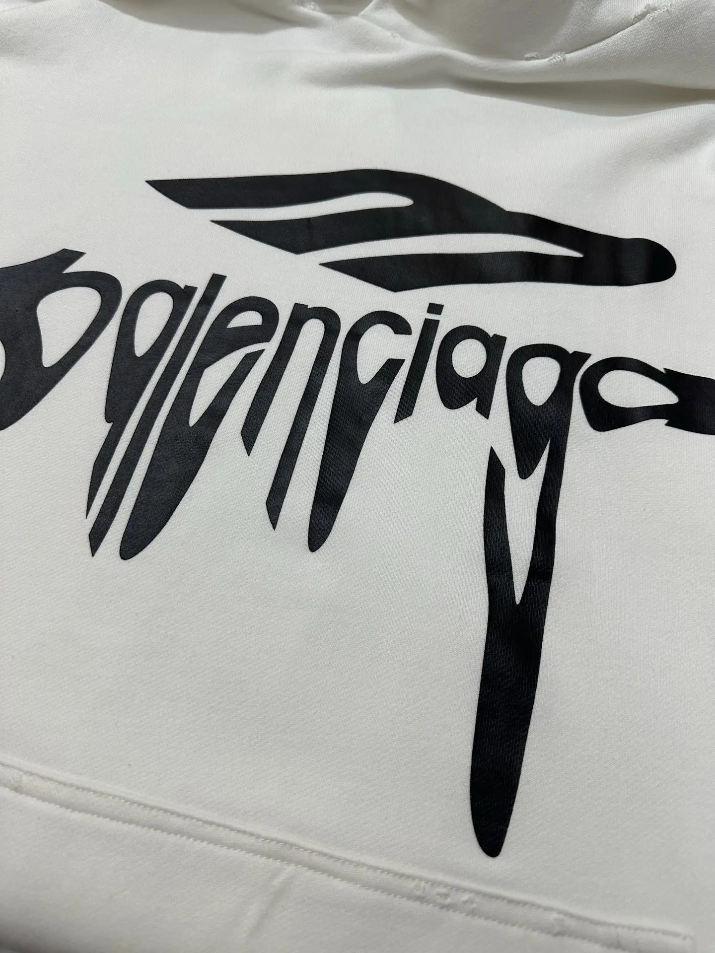 Logo Print Oversized Cotton Hoodie D29020180 — view 7