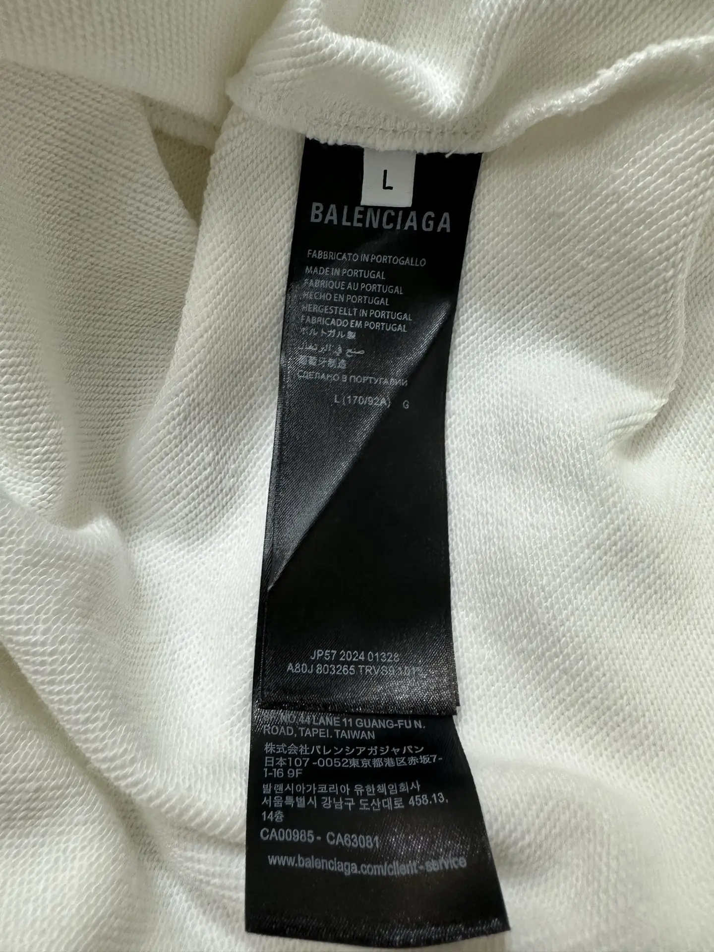 Logo Print Oversized Cotton Hoodie D29020180 — view 13