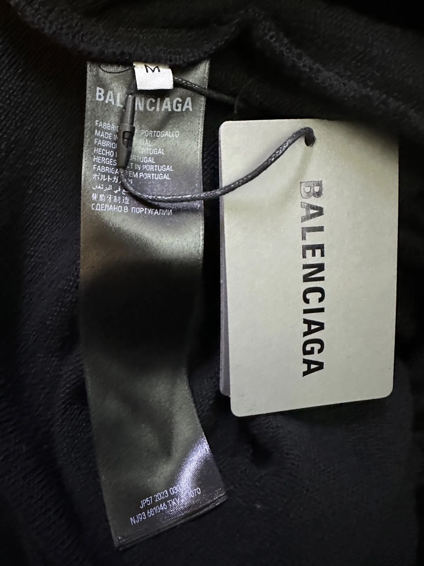 Tape Logo Wide-Leg Cotton Sweatpants D29012792 — view 9