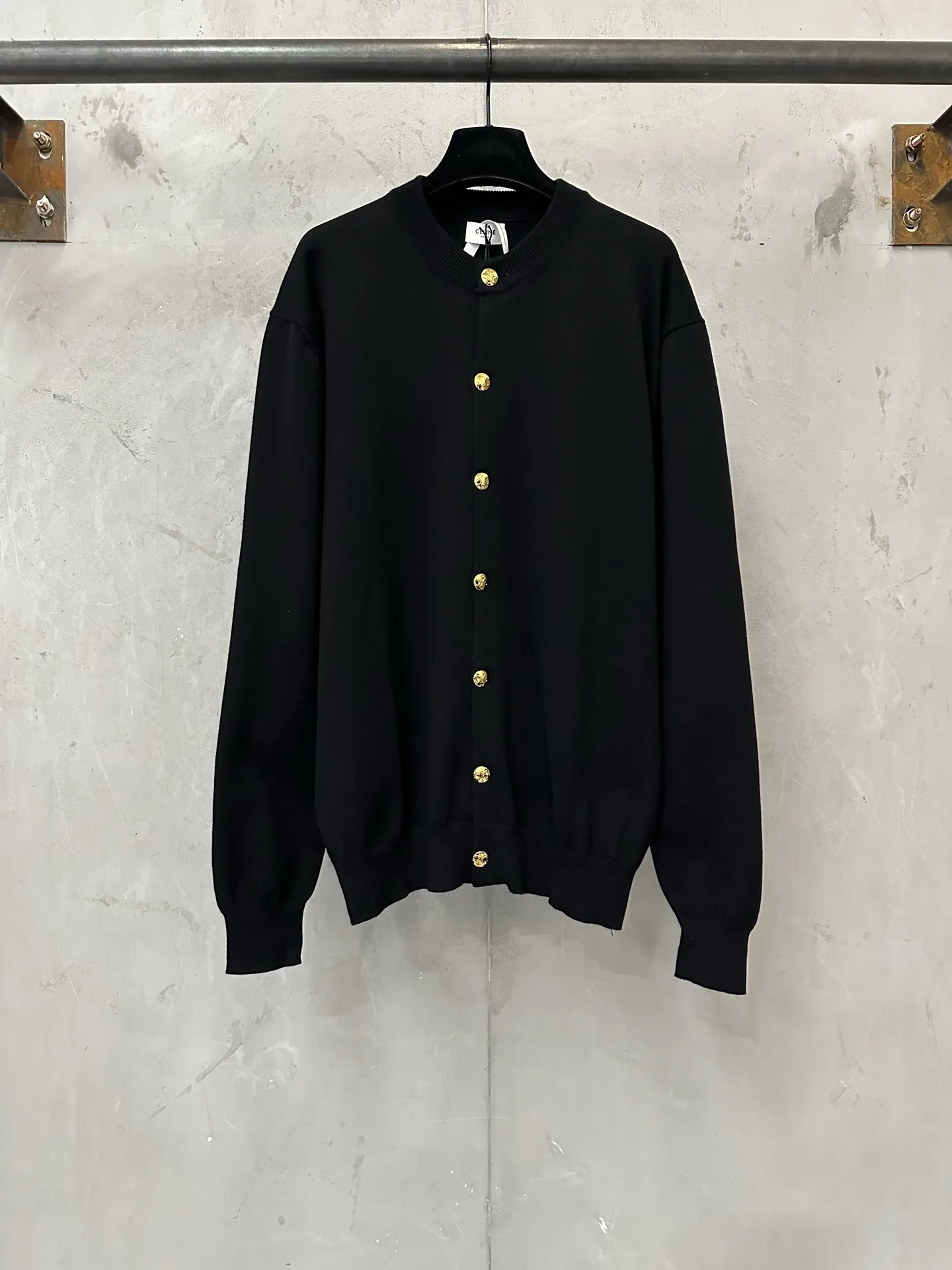 Logo-Embroidered Wool-Blend Knit Cardigan D29023575