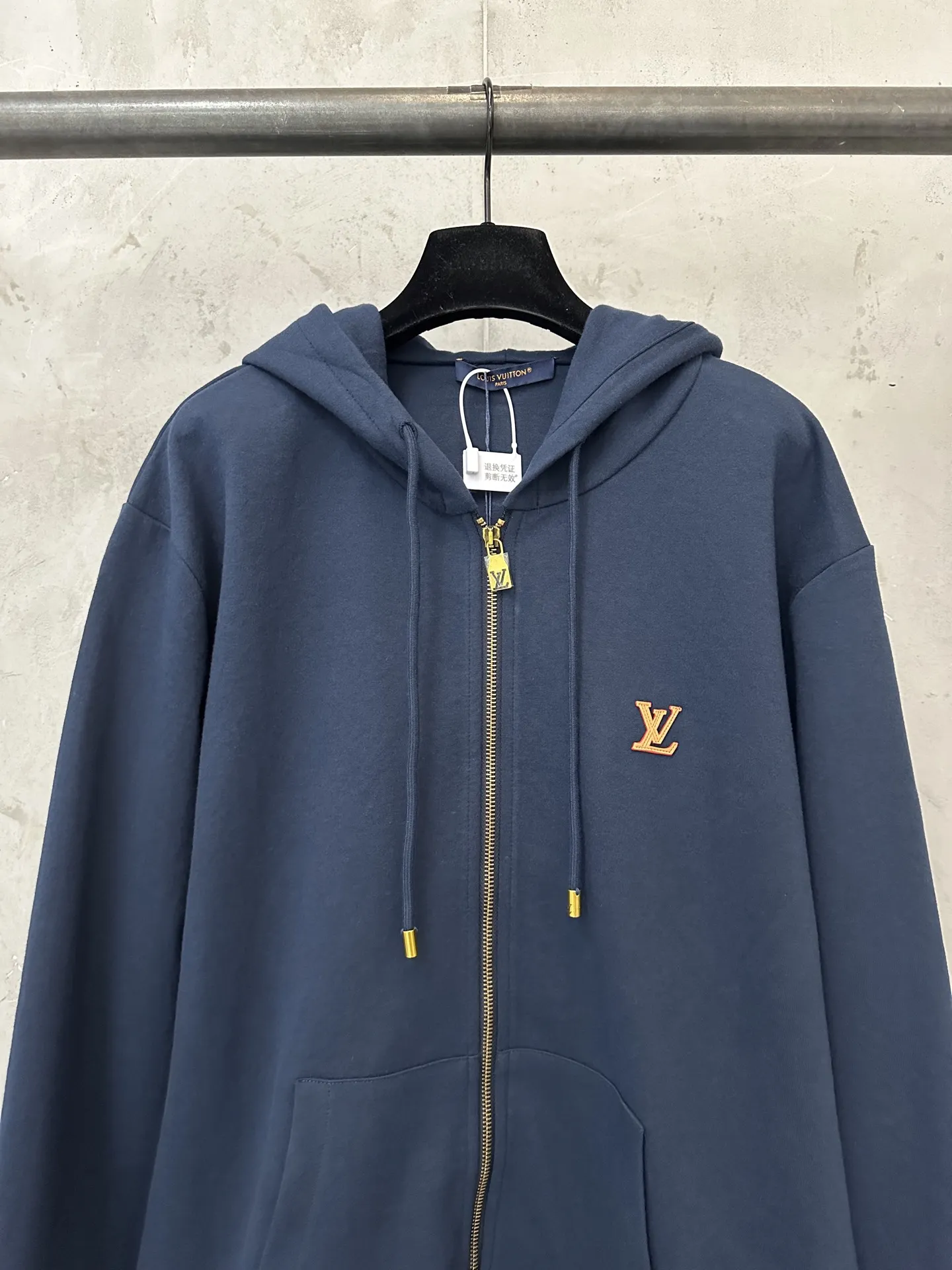 Logo-Embroidered Zip-Up Hoodie D29024414 — view 3