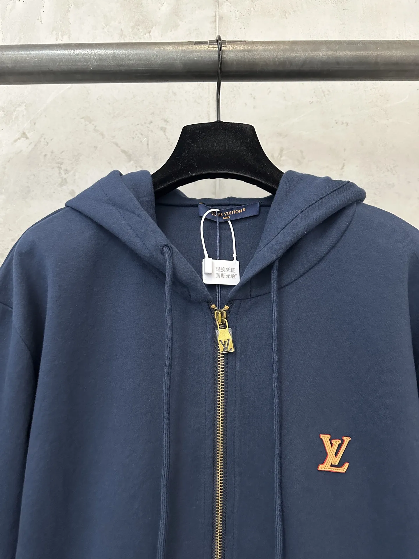 Logo-Embroidered Zip-Up Hoodie D29024414 — view 5