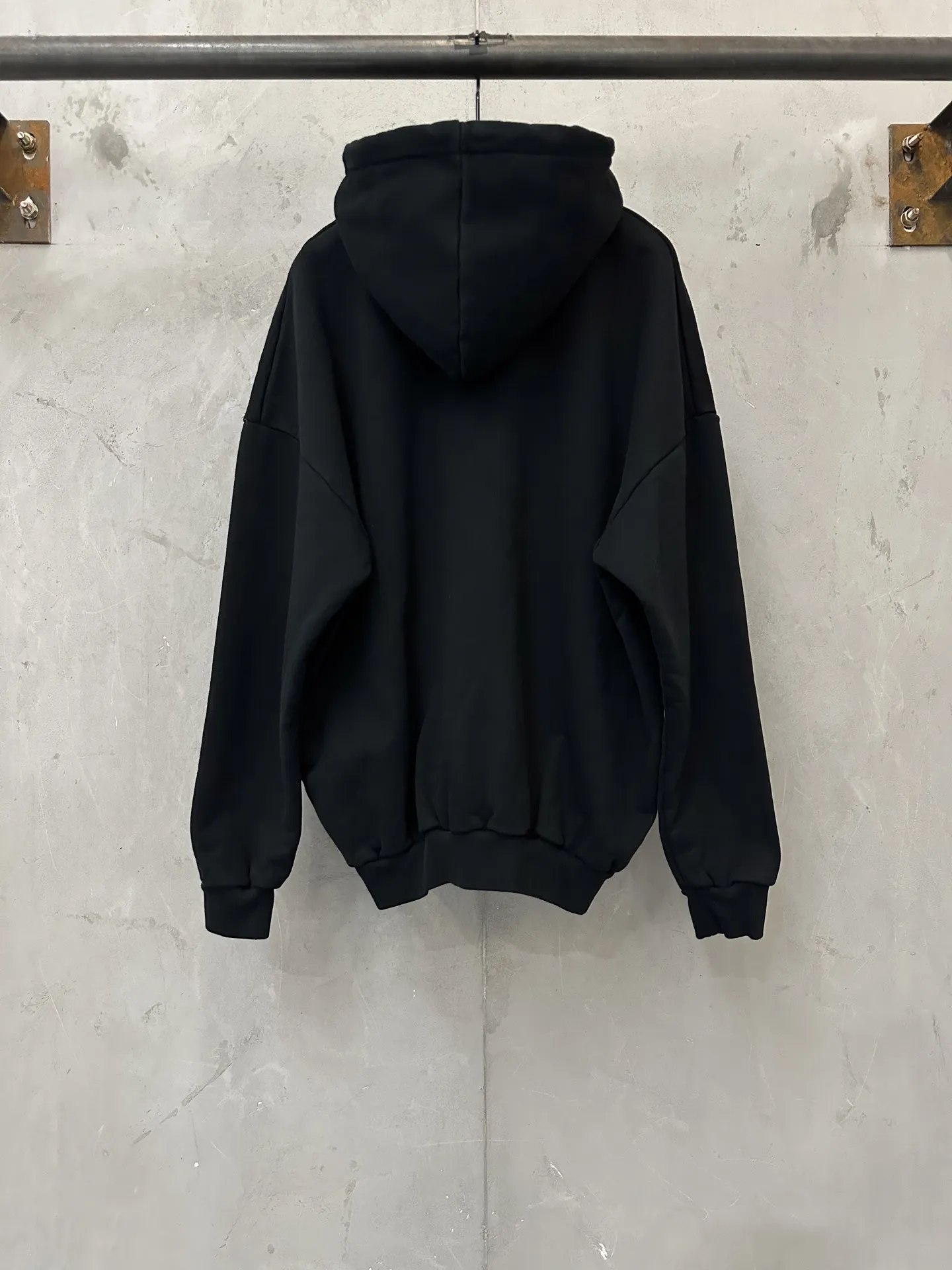 CD Logo Embroidered Cotton-Fleece Hoodie D29020134 — view 2