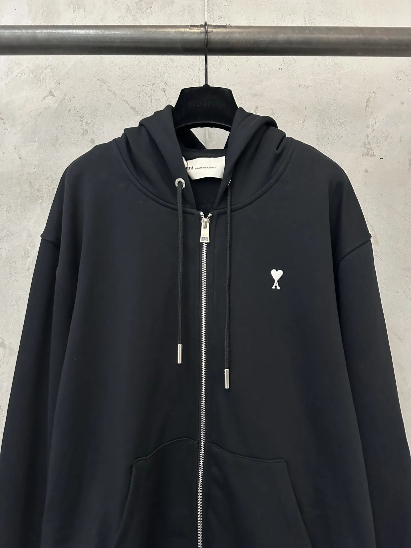 Ami de Coeur Embroidered Zip-Up Hoodie D29525032 — view 3