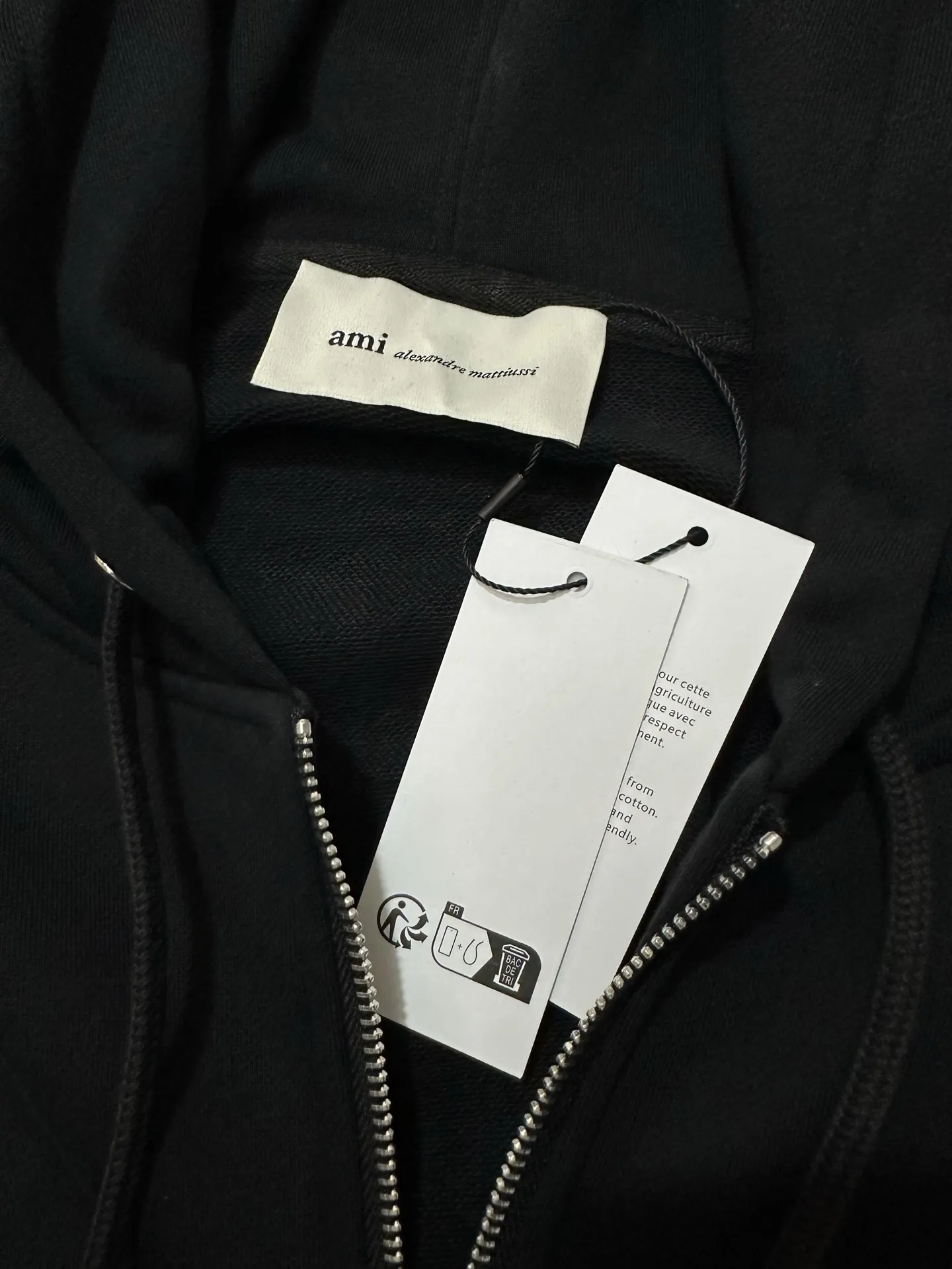Ami de Coeur Embroidered Zip-Up Hoodie D29525032 — view 6