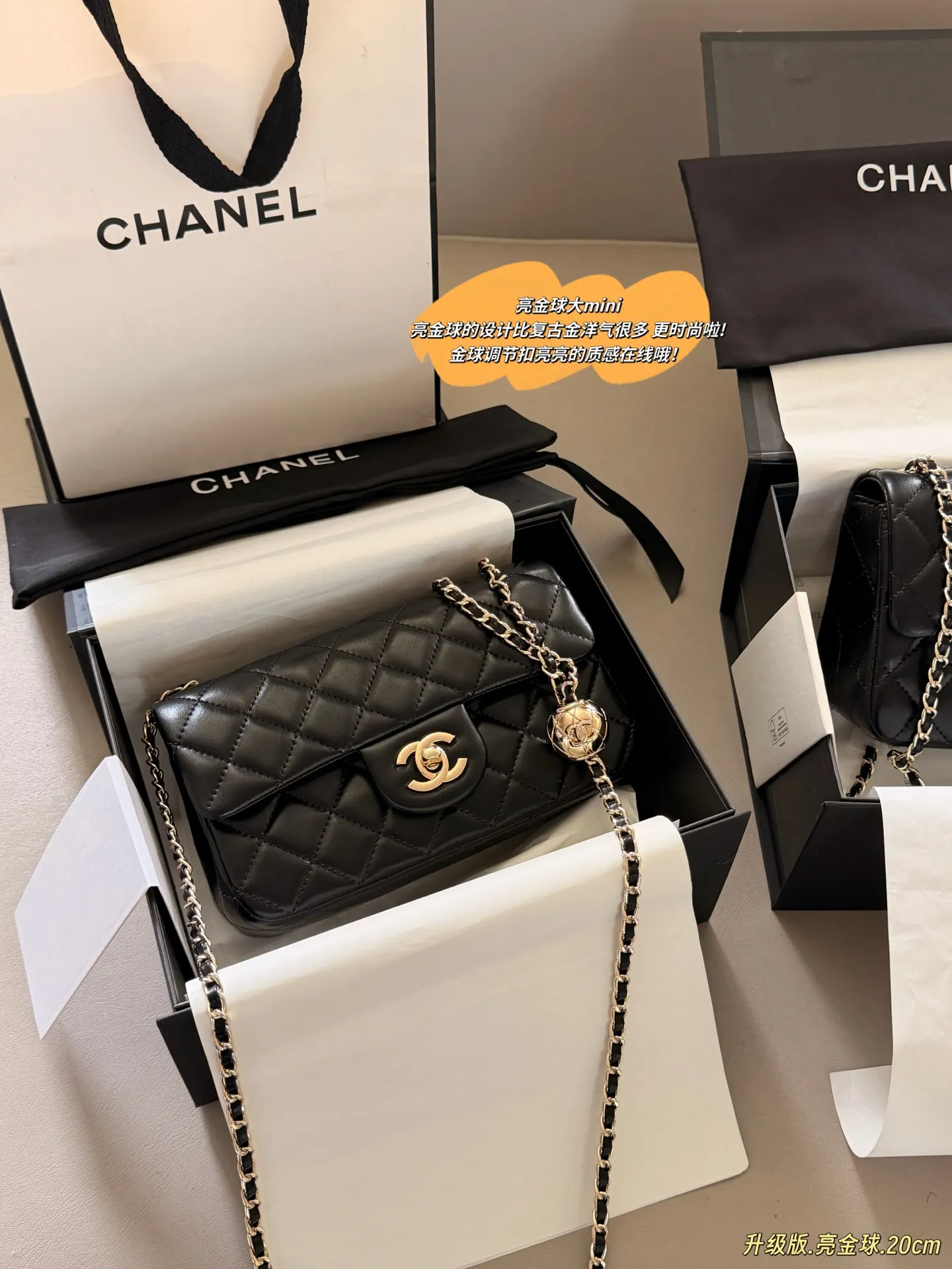 Chanel CF Quilted Leather Mini Bag D30018069