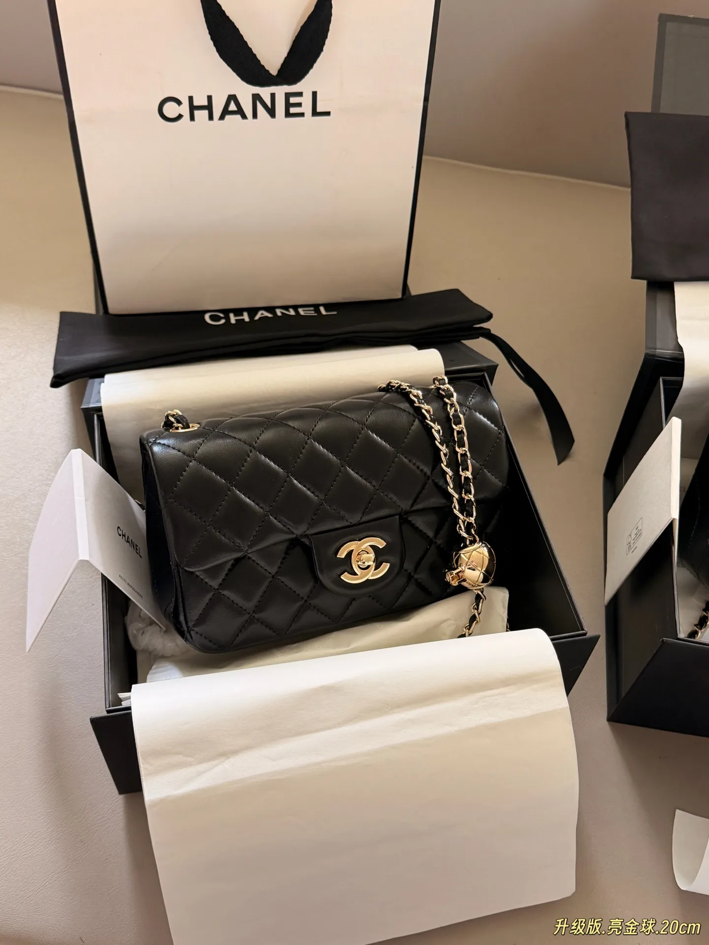 Chanel CF Quilted Leather Mini Bag D30018069 — view 2