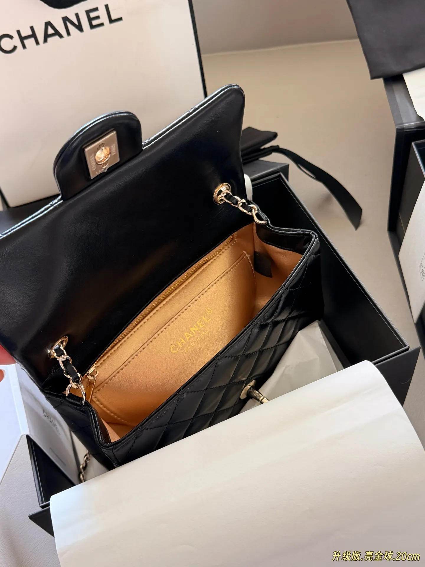 Chanel CF Quilted Leather Mini Bag D30018069 — view 8