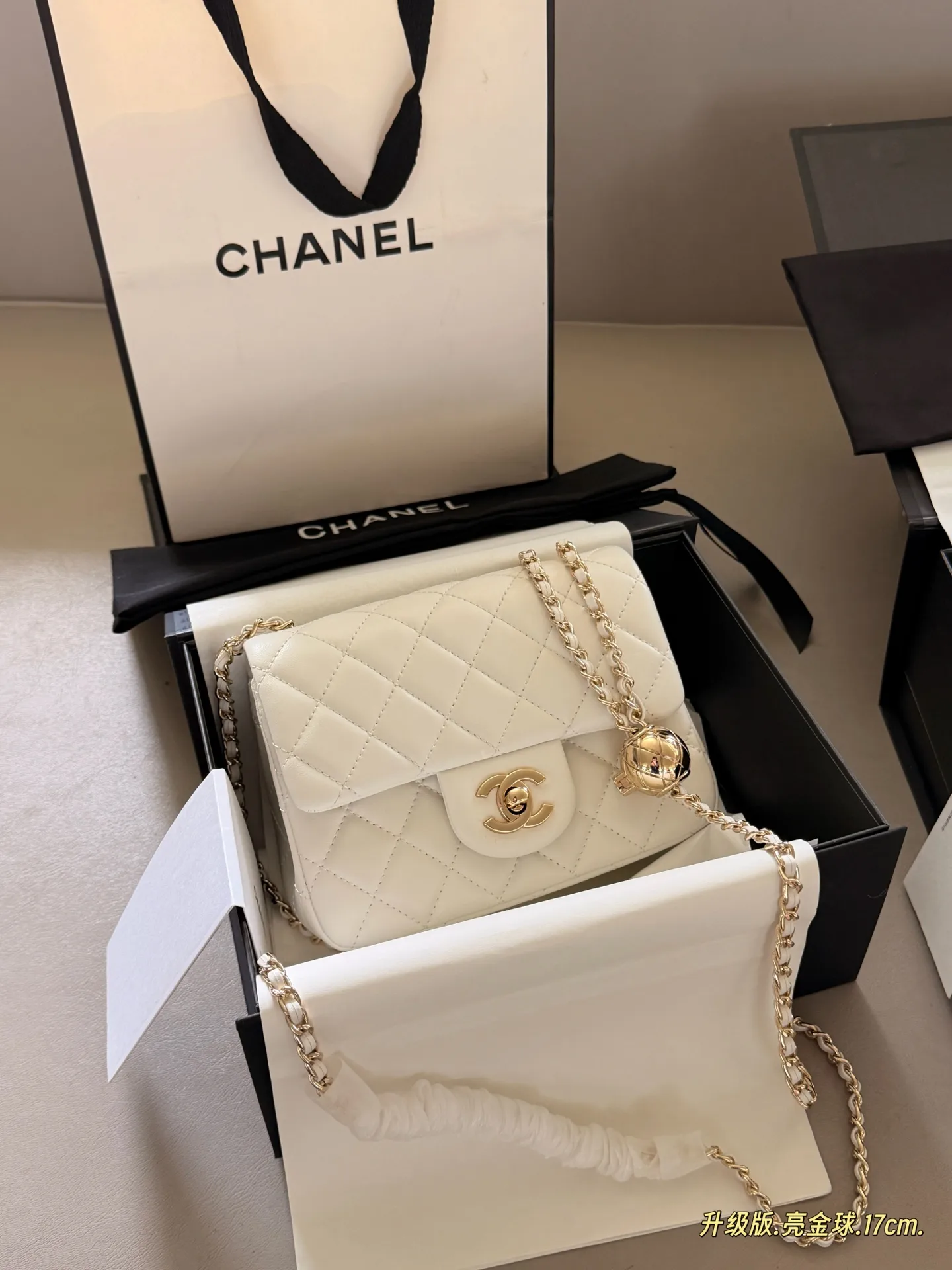 Chanel CF Quilted Leather Mini Bag D30018069 — view 11