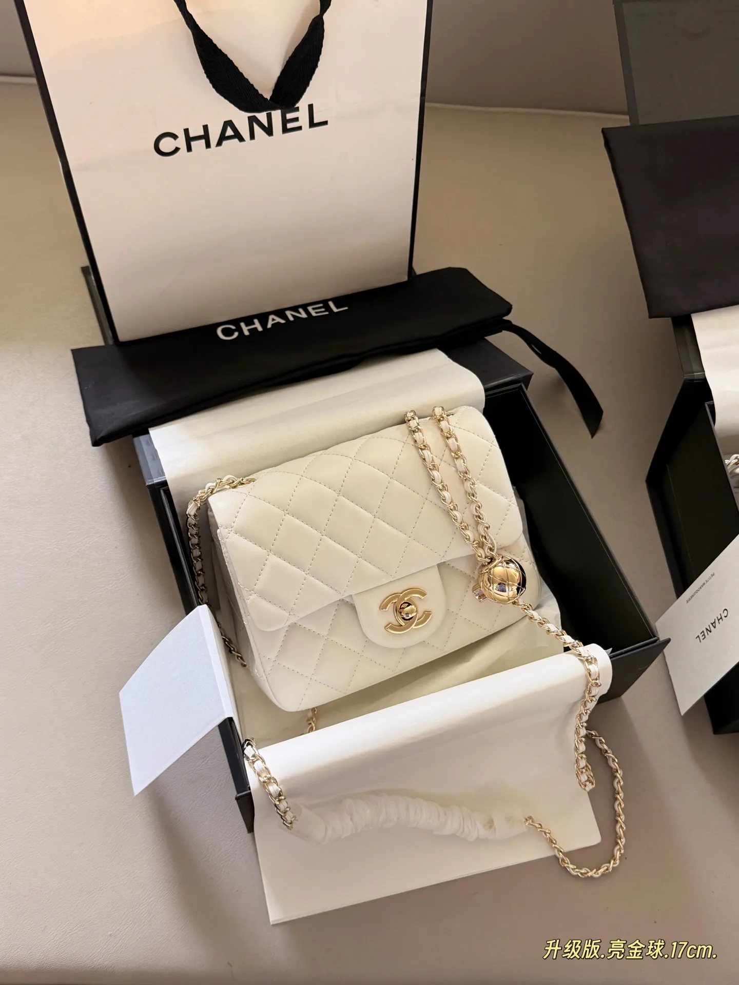Chanel CF Quilted Leather Mini Bag D30018069 — view 12