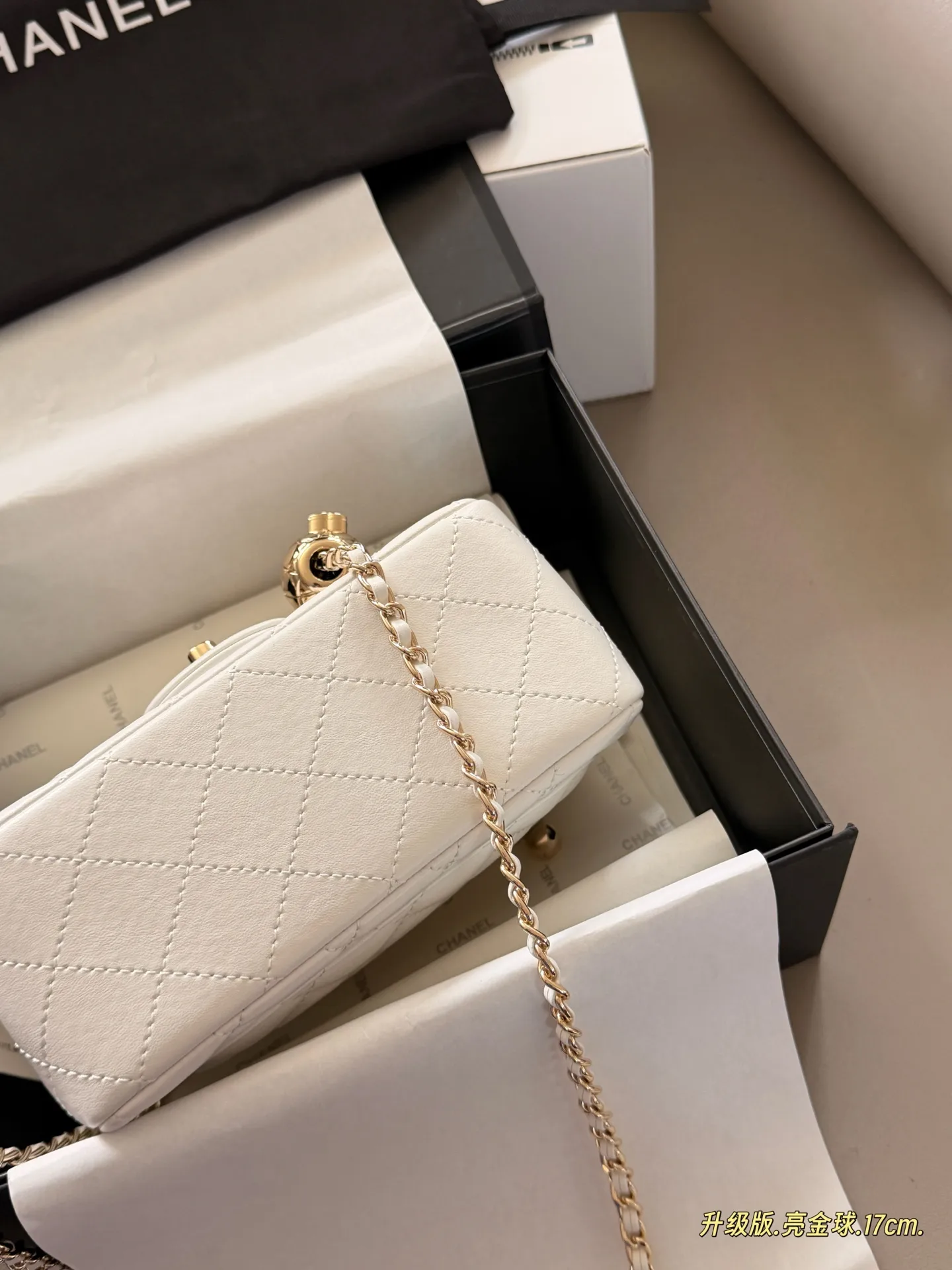 Chanel CF Quilted Leather Mini Bag D30018069 — view 17