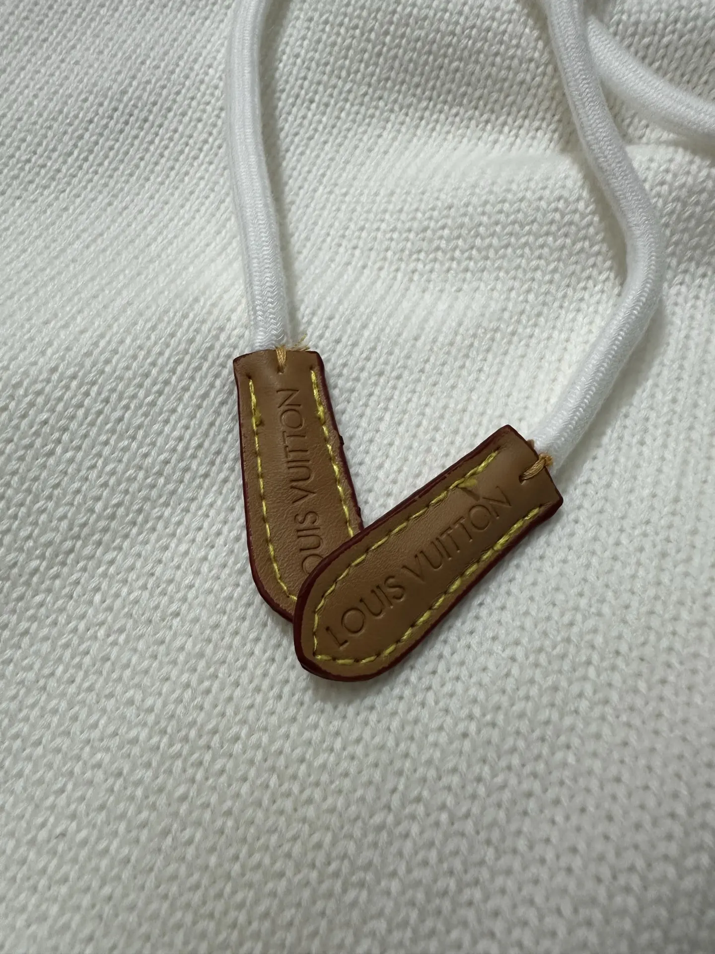 Logo-Embroidered Cotton Knit Hoodie D30025031 — view 8