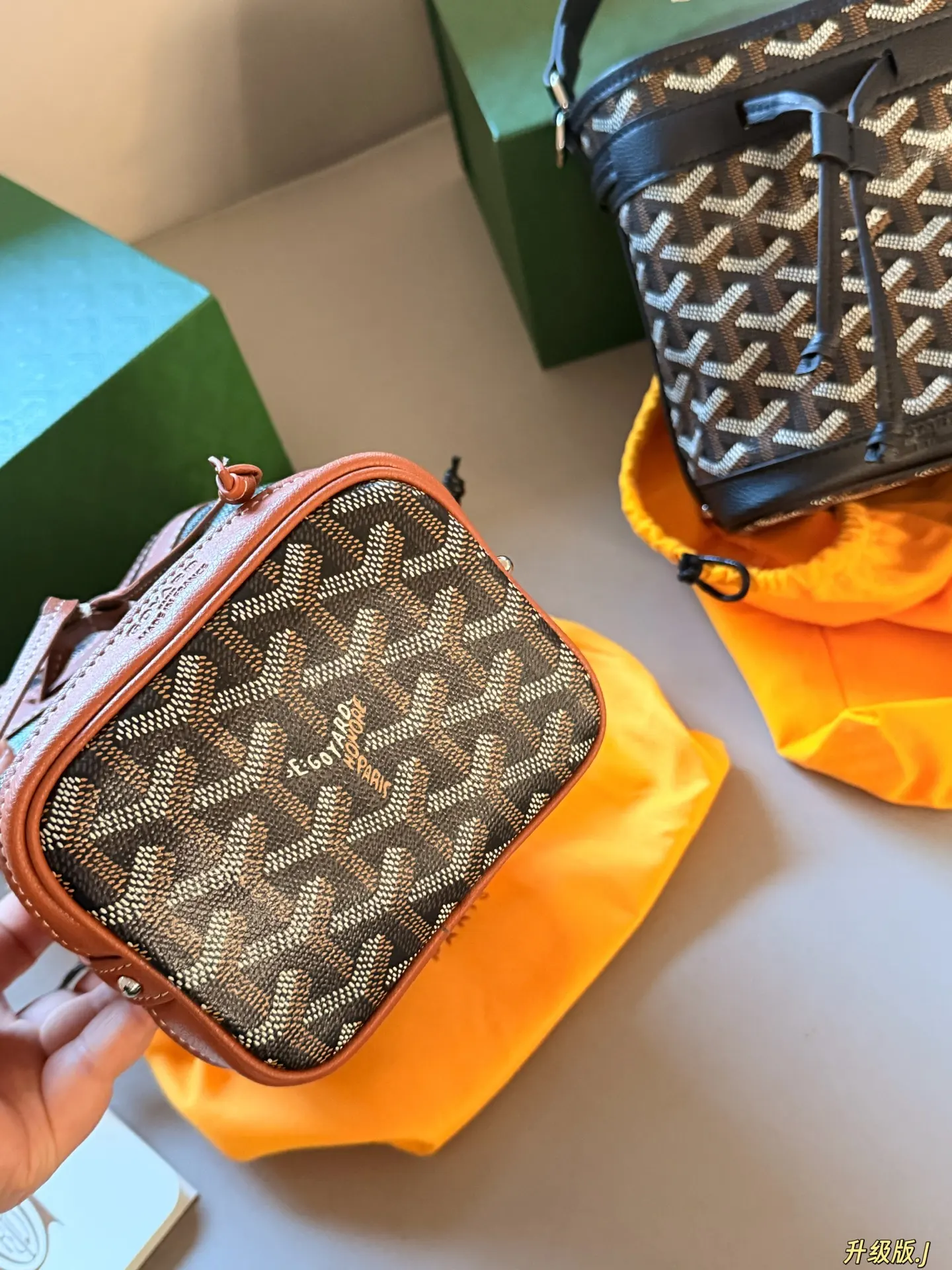 Goyard Petit Flot Monogram Bucket Bag D30018203 — view 4