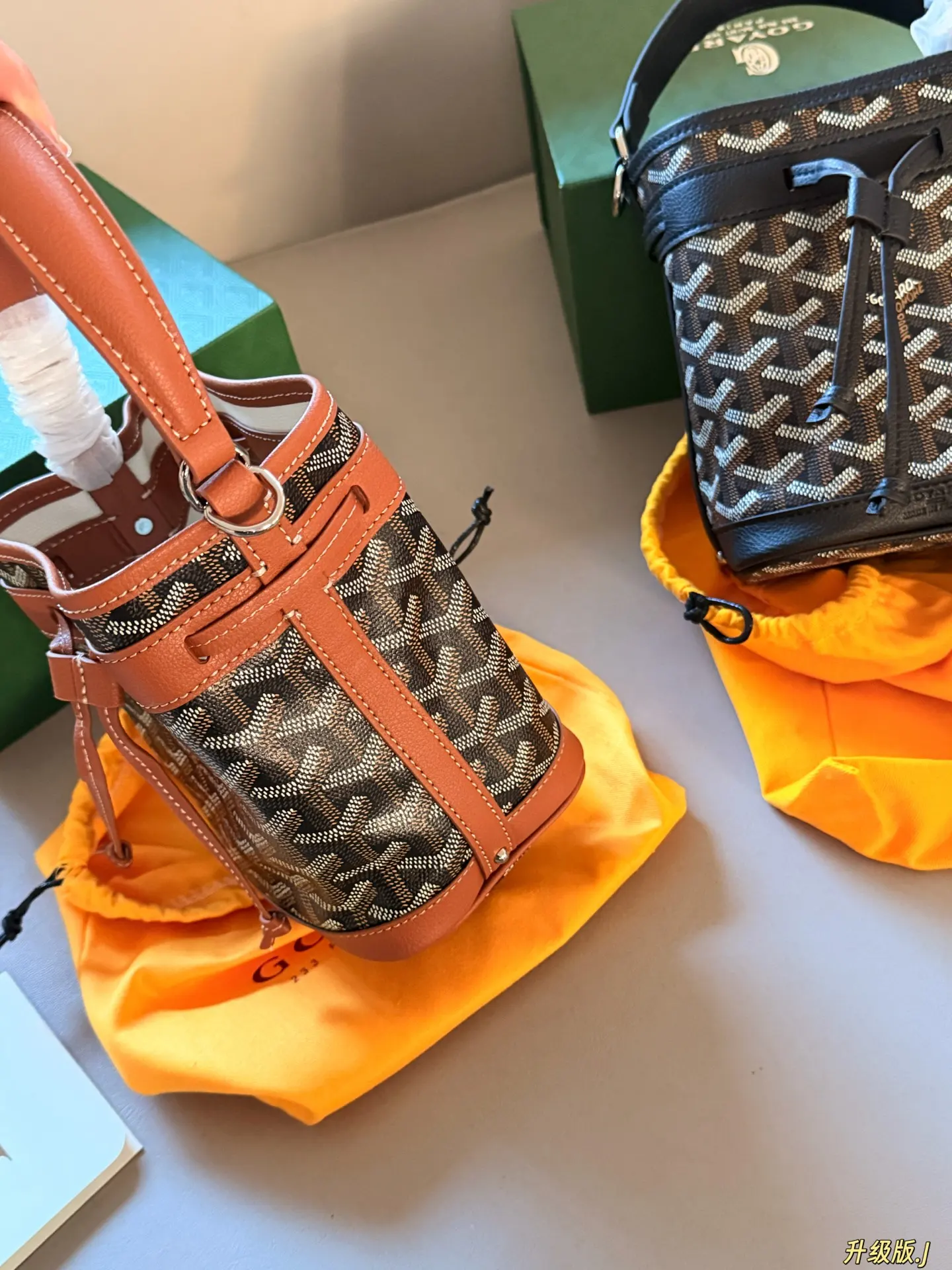 Goyard Petit Flot Monogram Bucket Bag D30018203 — view 7