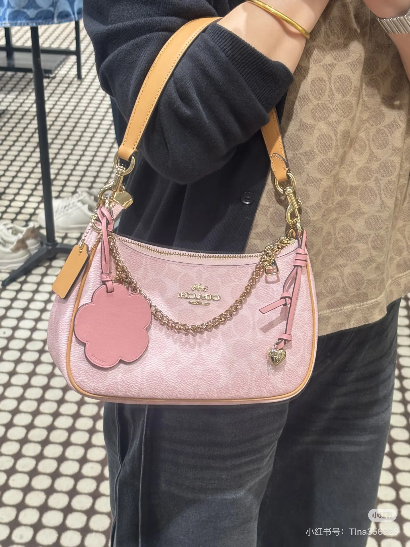 Coach Signature Canvas Shoulder Bag D30018177