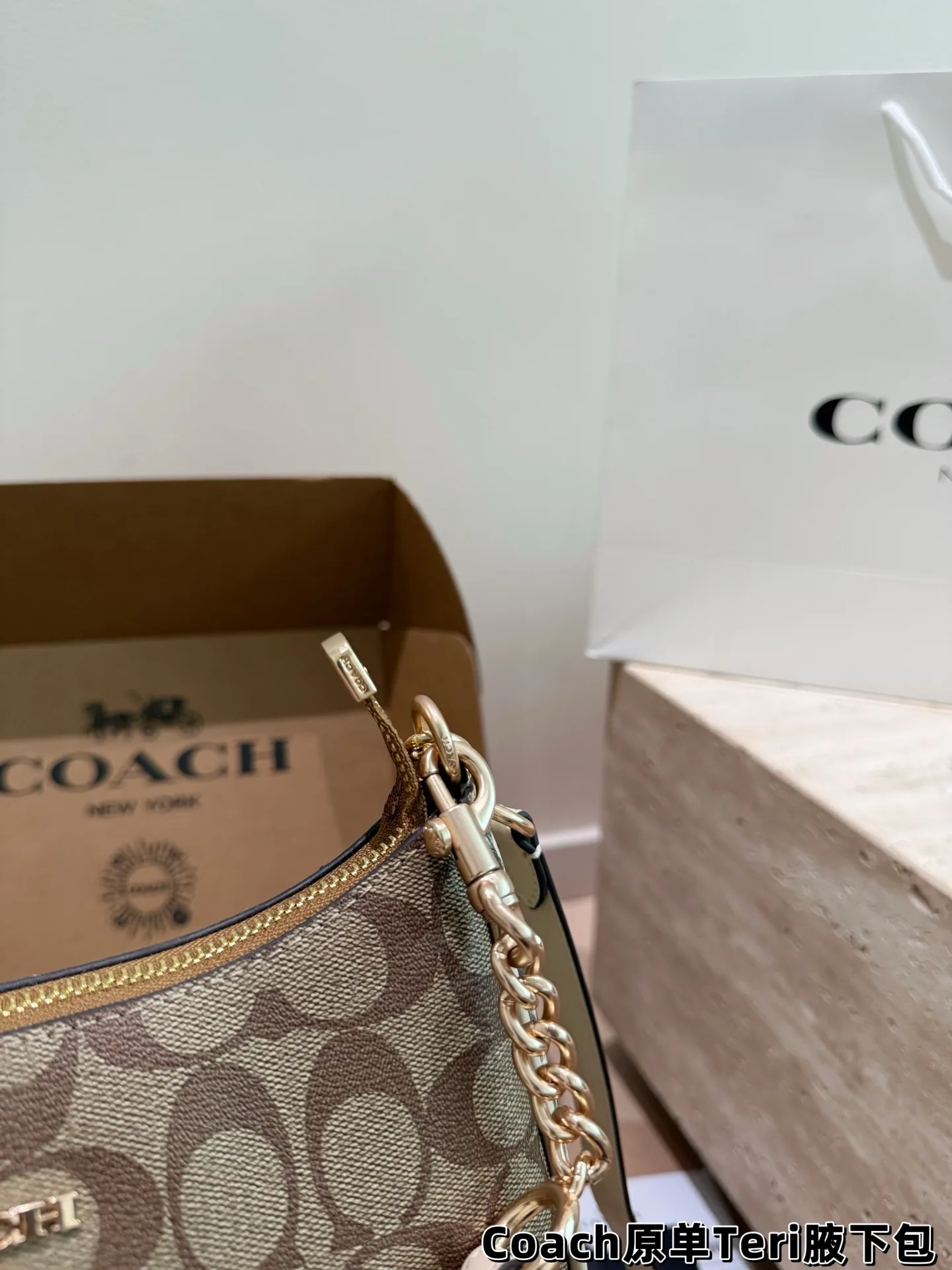 Coach Teri Monogram Shoulder Bag D30018175 — view 2