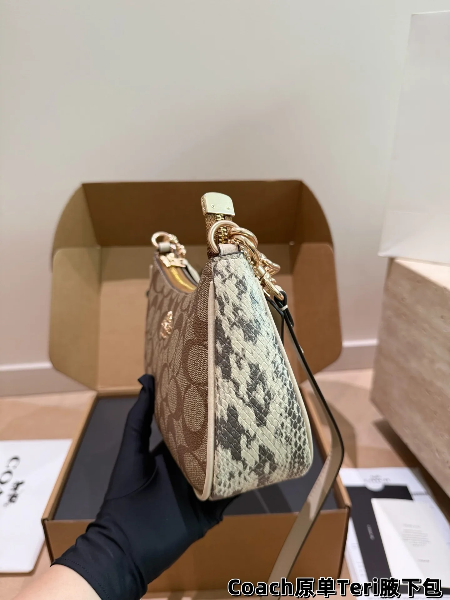Coach Teri Monogram Shoulder Bag D30018175 — view 6
