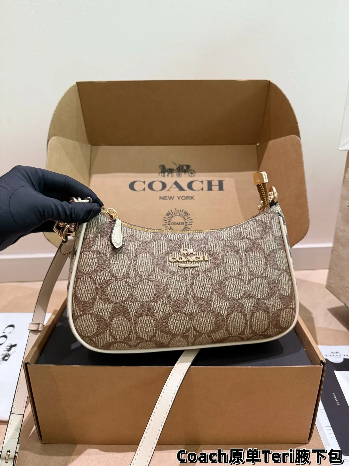 Coach Teri Monogram Shoulder Bag D30018175 — view 7
