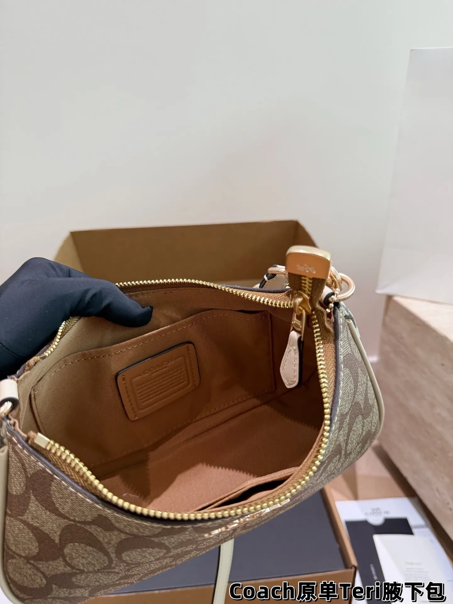 Coach Teri Monogram Shoulder Bag D30018175 — view 9