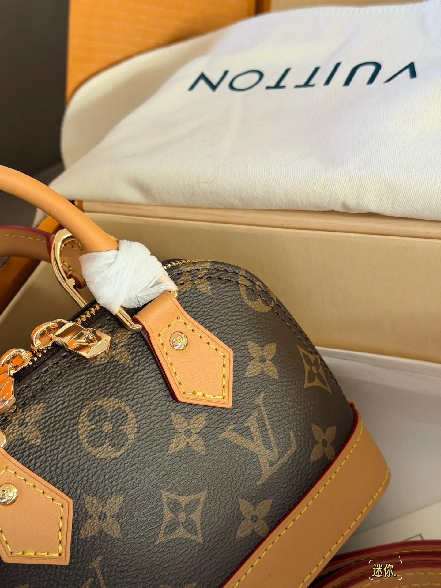 Alma Nano Monogram Top-Handle Bag D30018170 — view 4