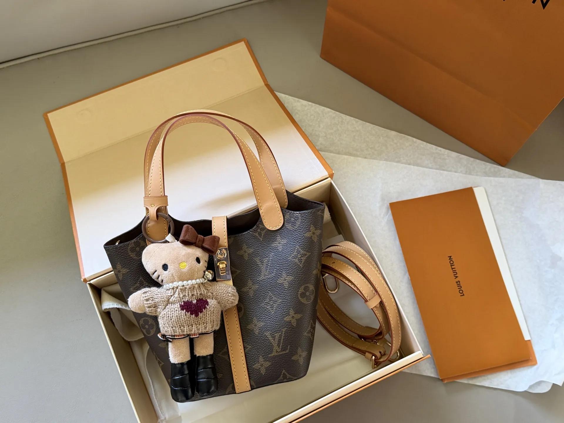 Monogram Canvas All In BB Bucket Bag D30017838