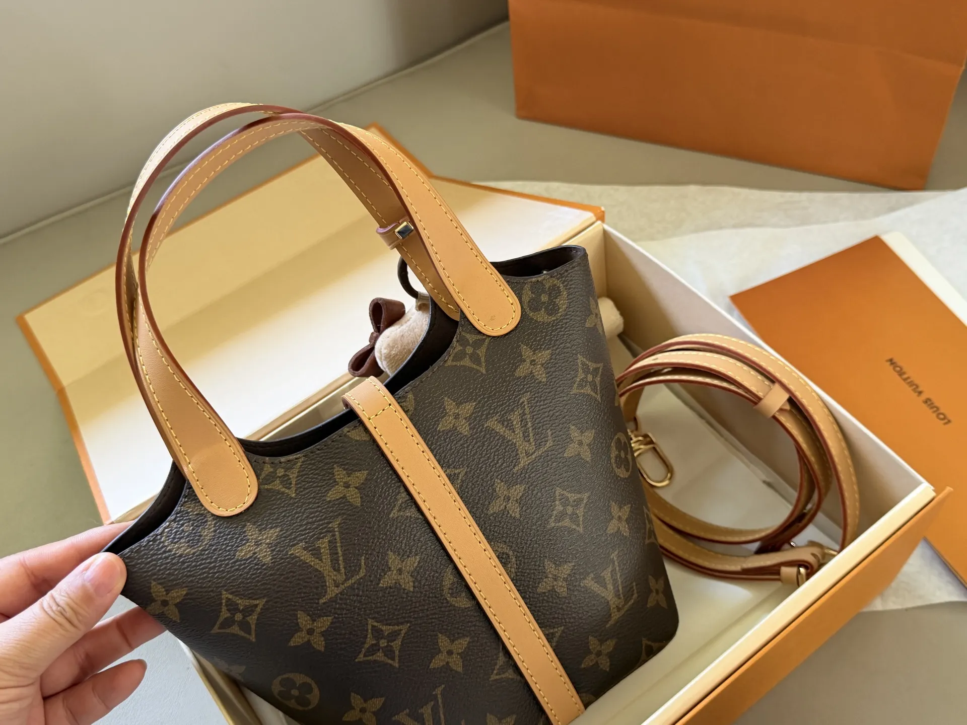 Monogram Canvas All In BB Bucket Bag D30017838 — view 6