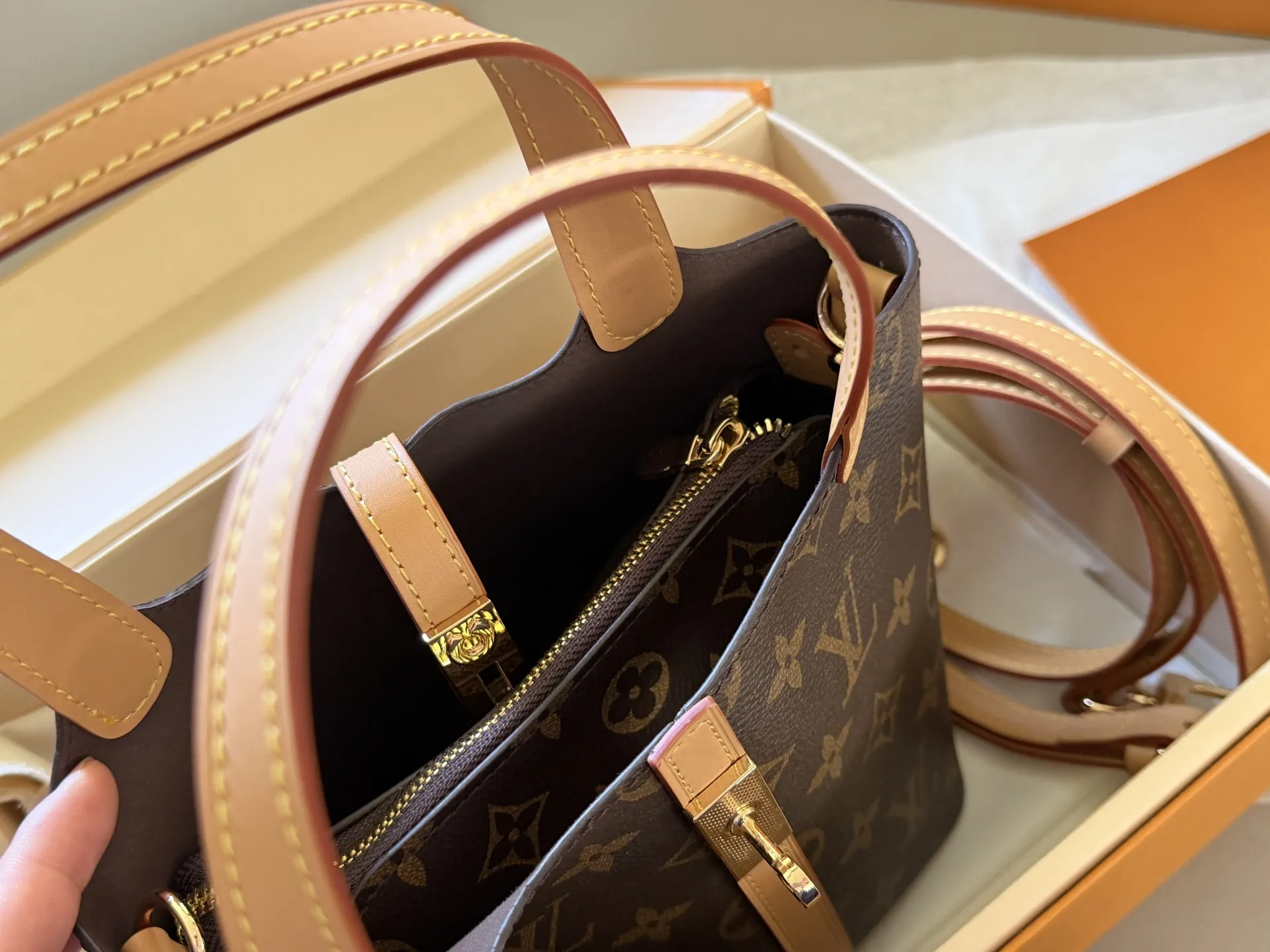 Monogram Canvas All In BB Bucket Bag D30017838 — view 7