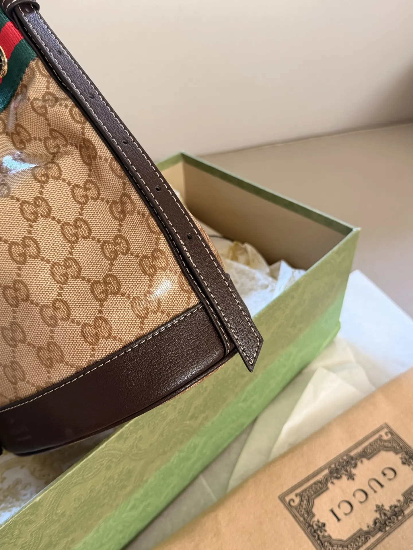 GG Monogram Coated Canvas Bucket Bag D31017931 — view 7