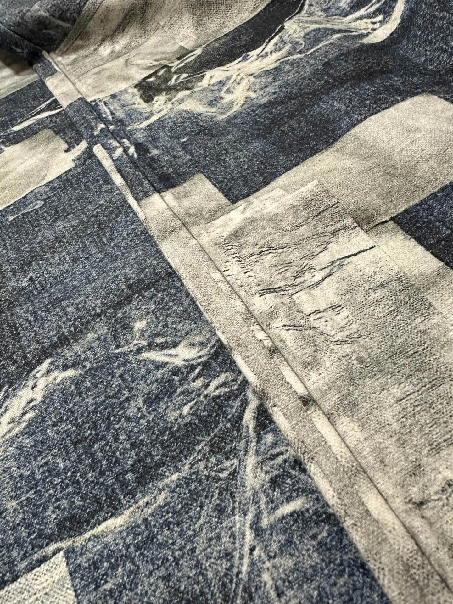 Trompe L'oeil Print Straight-Leg Jeans D31023525 — view 9