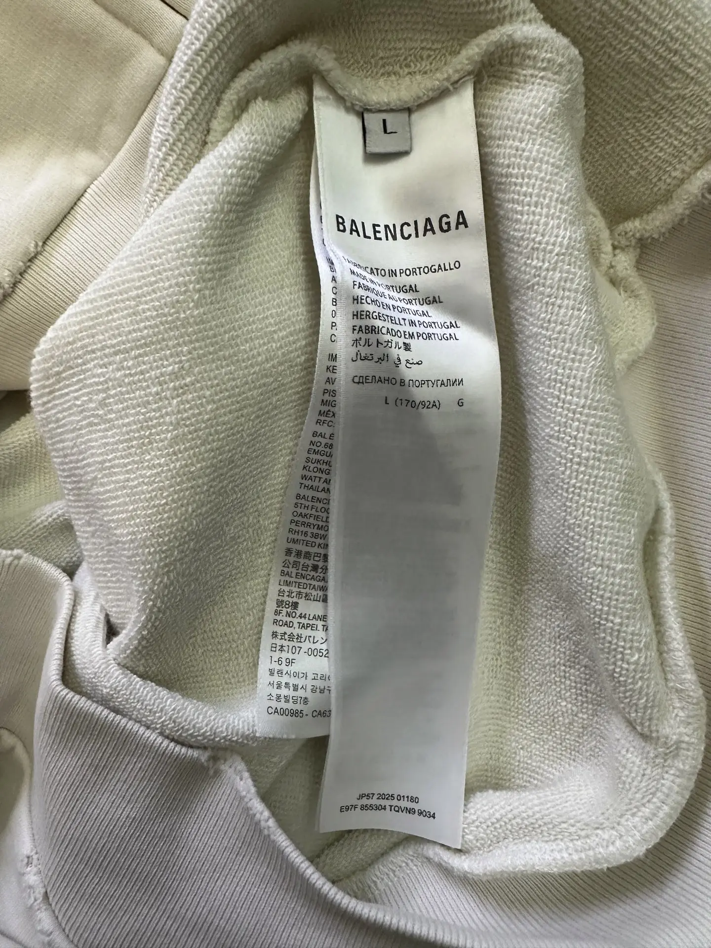 Logo-Embroidered Distressed Zip-Up Hoodie D31011906 — view 9