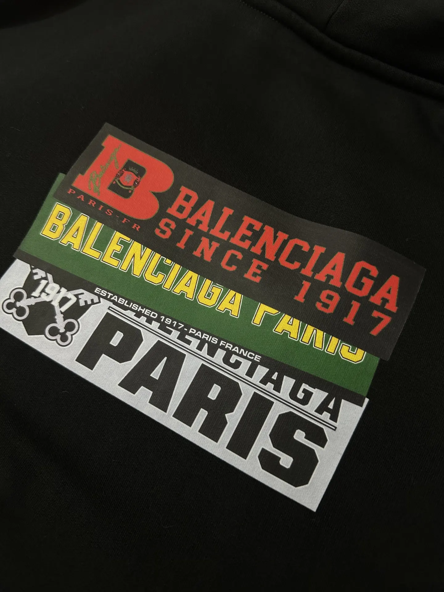 Sticker Stack Oversized Cotton Hoodie D31024453 — view 8