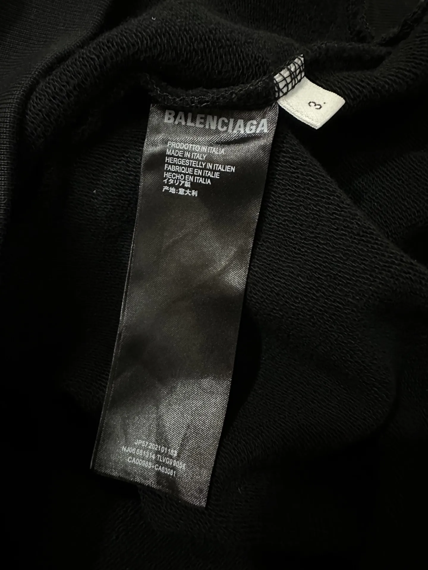 Sticker Stack Oversized Cotton Hoodie D31024453 — view 9