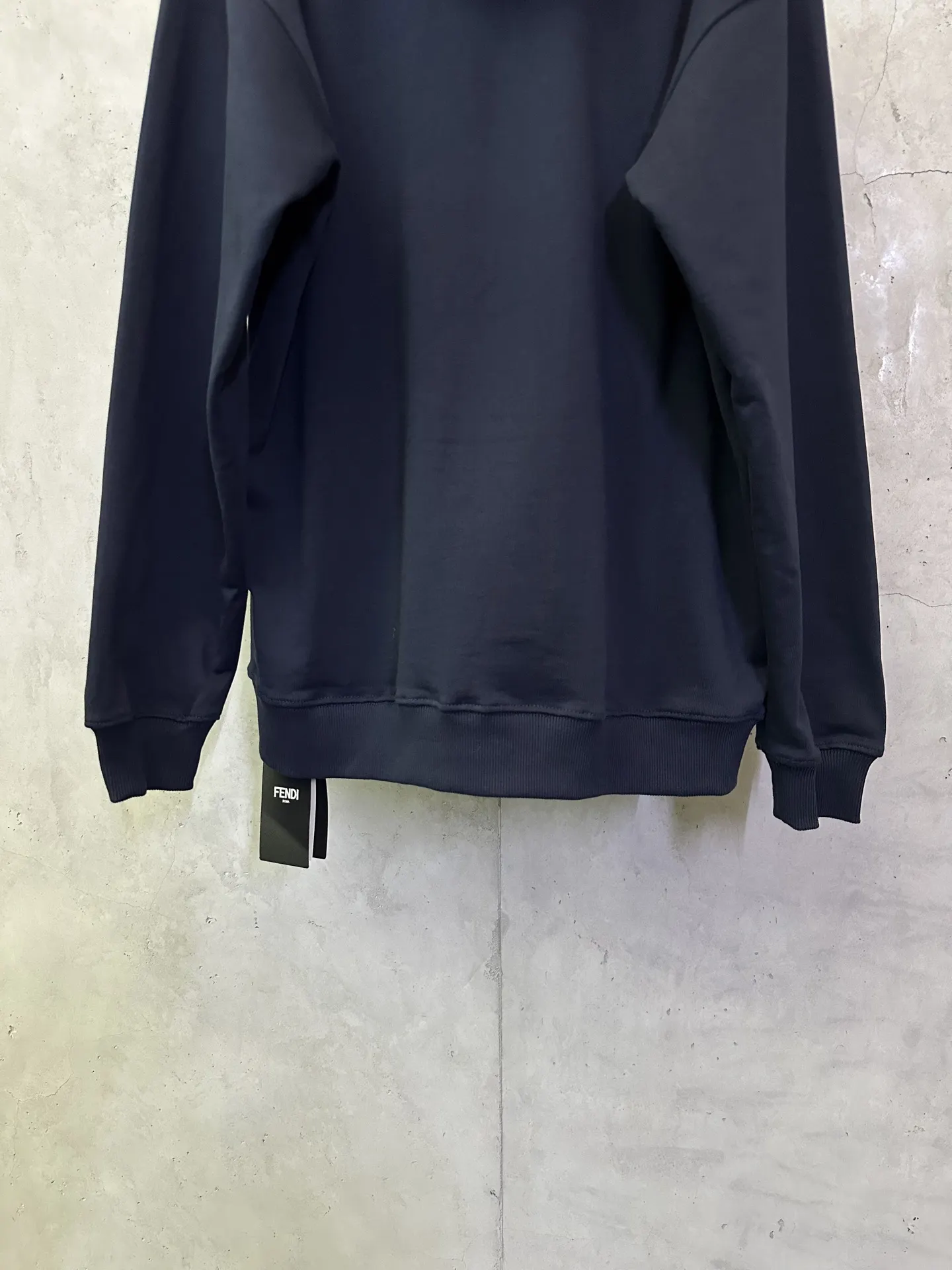 Logo-Embroidered Cotton-Jersey Hoodie D31012861 — view 6
