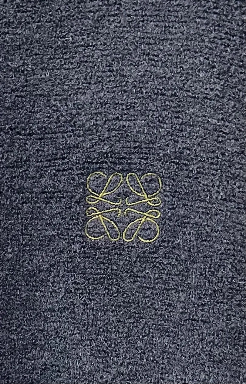 Anagram Embroidered Wool-Blend Zip-Up Hoodie D31024438 — view 8