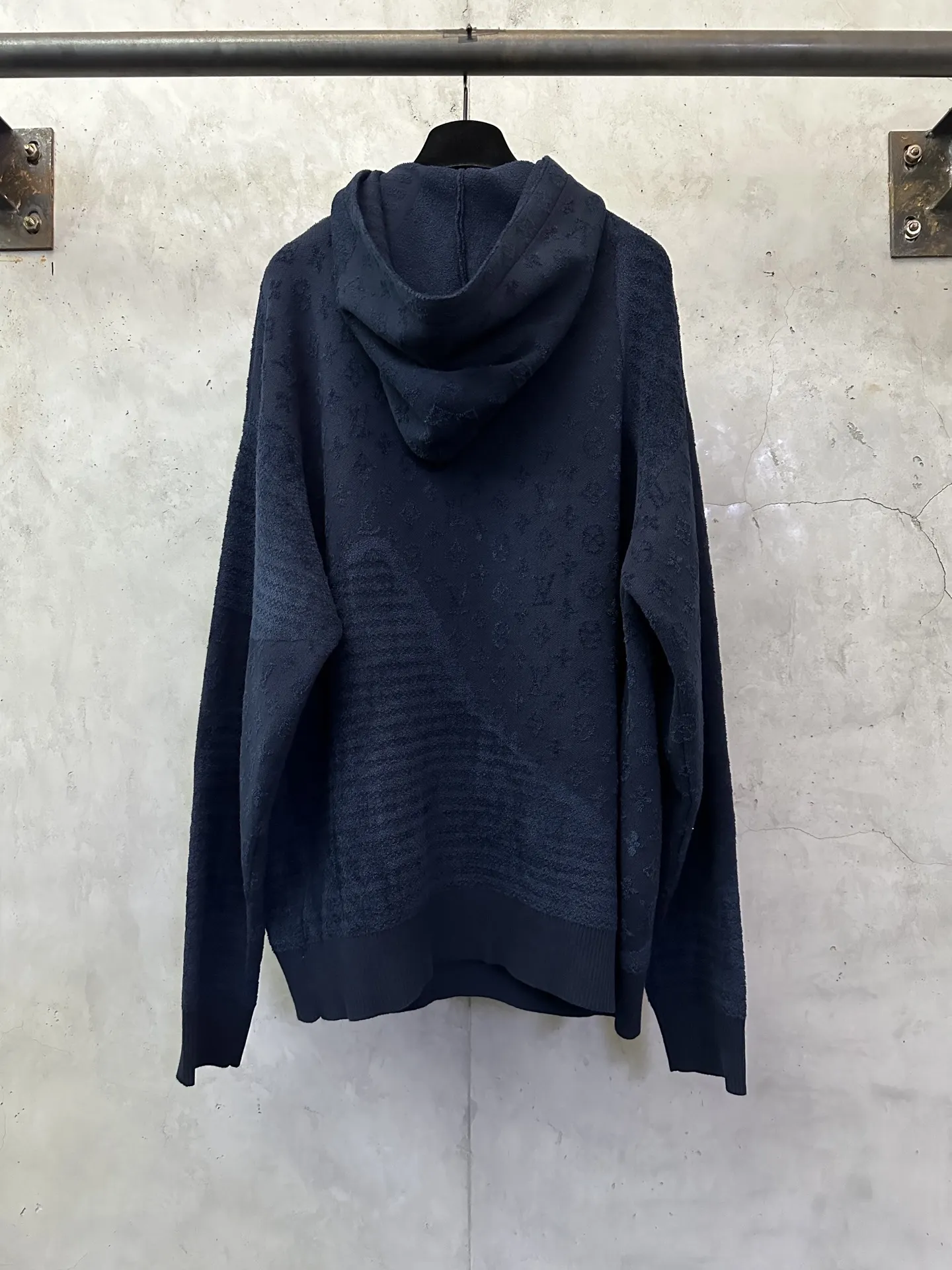 Monogram Jacquard Knit Hoodie D31025057 — view 2